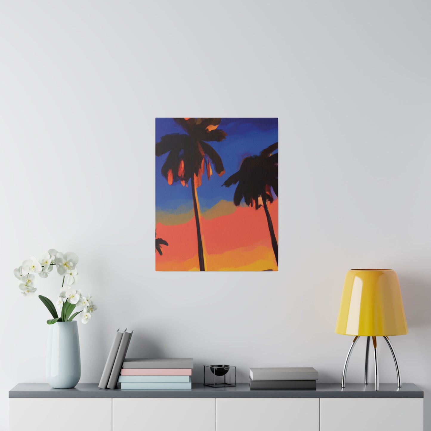 9562Q - Miami Beach Sunset Painting Print | Miami | Beach | Sunset | Poster | Home Decor | Wall Art | Canvas