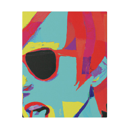 4511A - Rockstar Painting Print | Face | Abstract | Poster | Home Decor | Wall Art | Music Art | Canvas