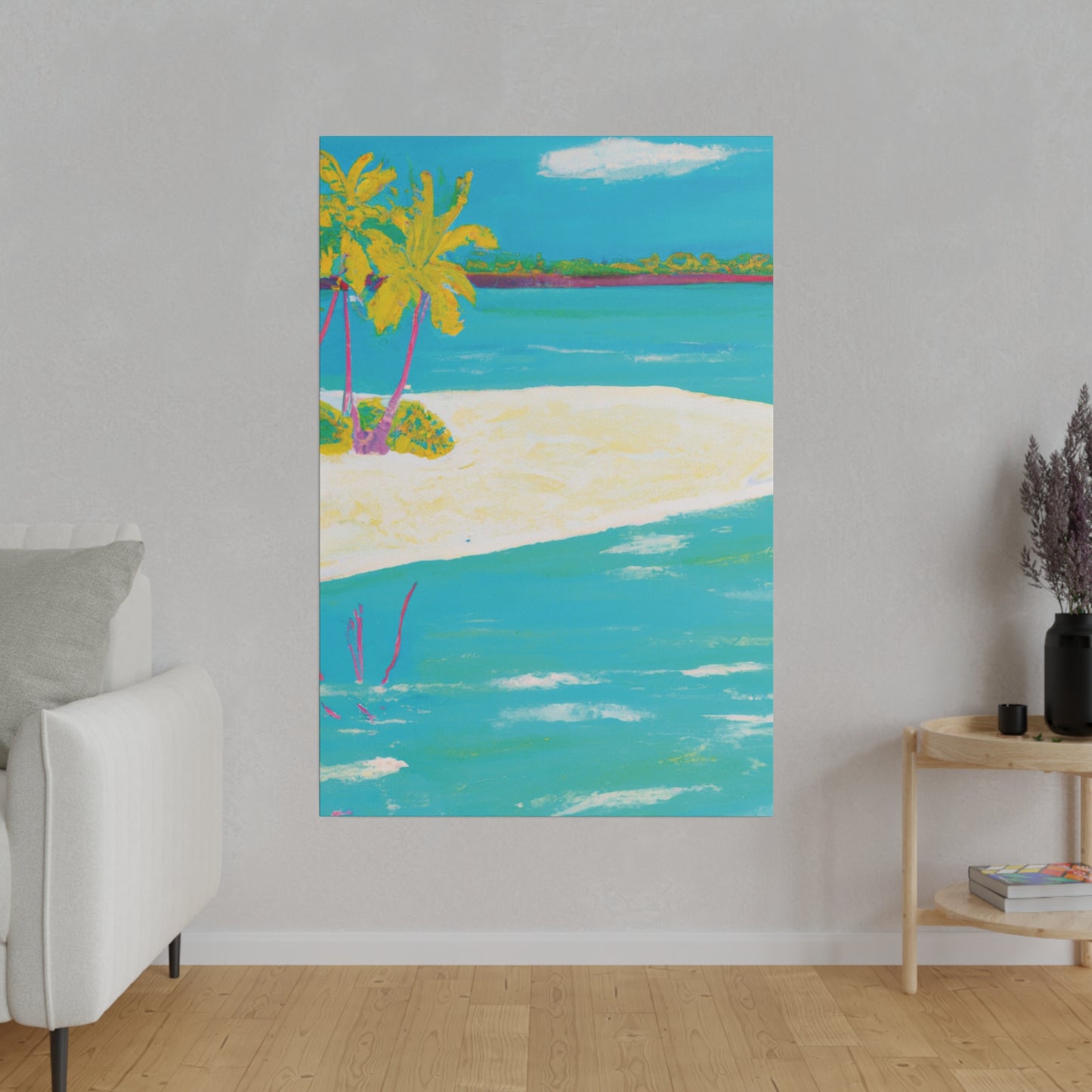 6308B - Bahamas Ocean Painting Print | Bahamas | Ocean | Beach | Poster | Home Decor | Wall Art | Canvas