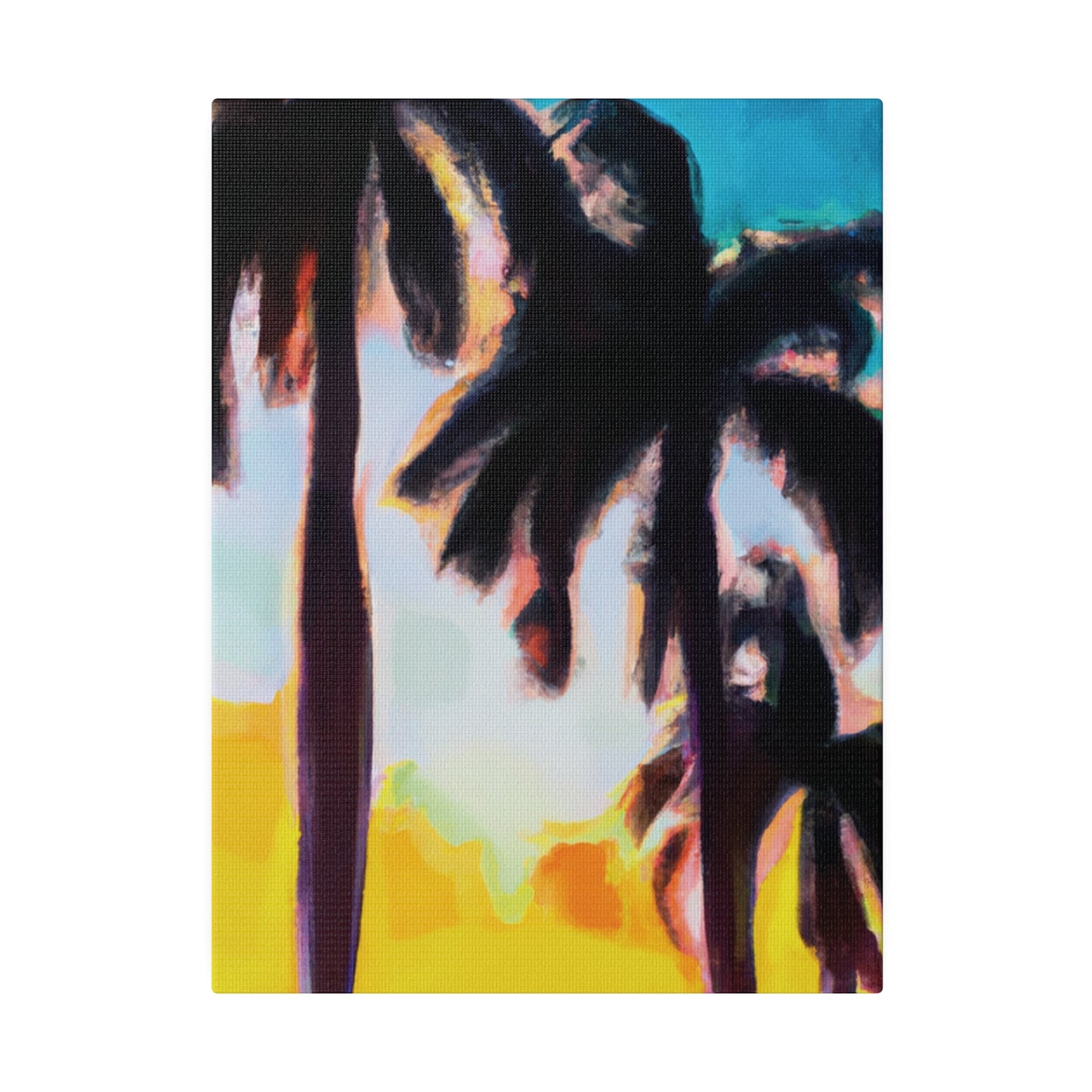 5485W - Miami Beach Sunset Painting Print | Miami | Beach | Sunset | Poster | Home Decor | Wall Art | Canvas