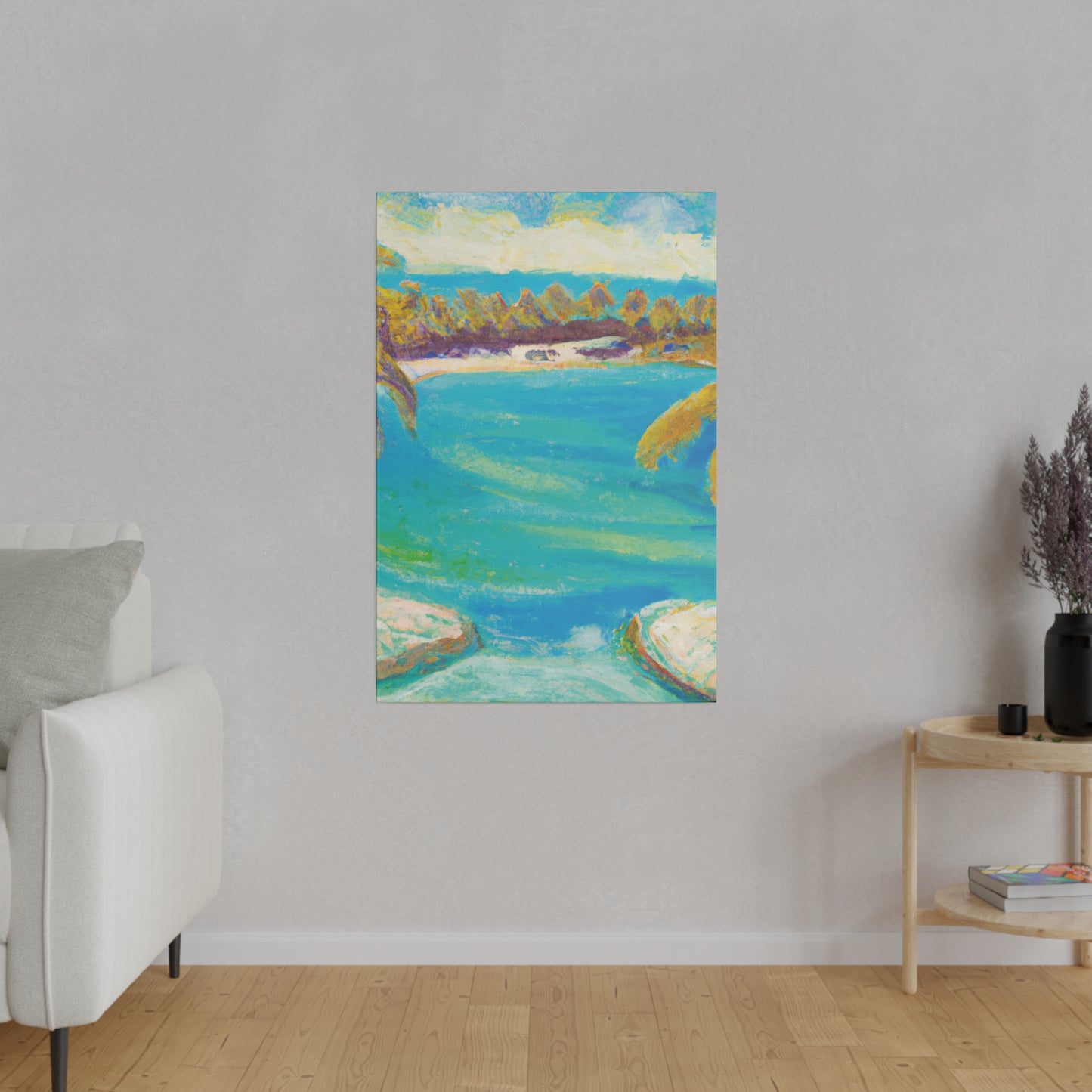 5706H - Bahamas Ocean Painting Print | Bahamas | Ocean | Beach | Poster | Home Decor | Wall Art | Canvas