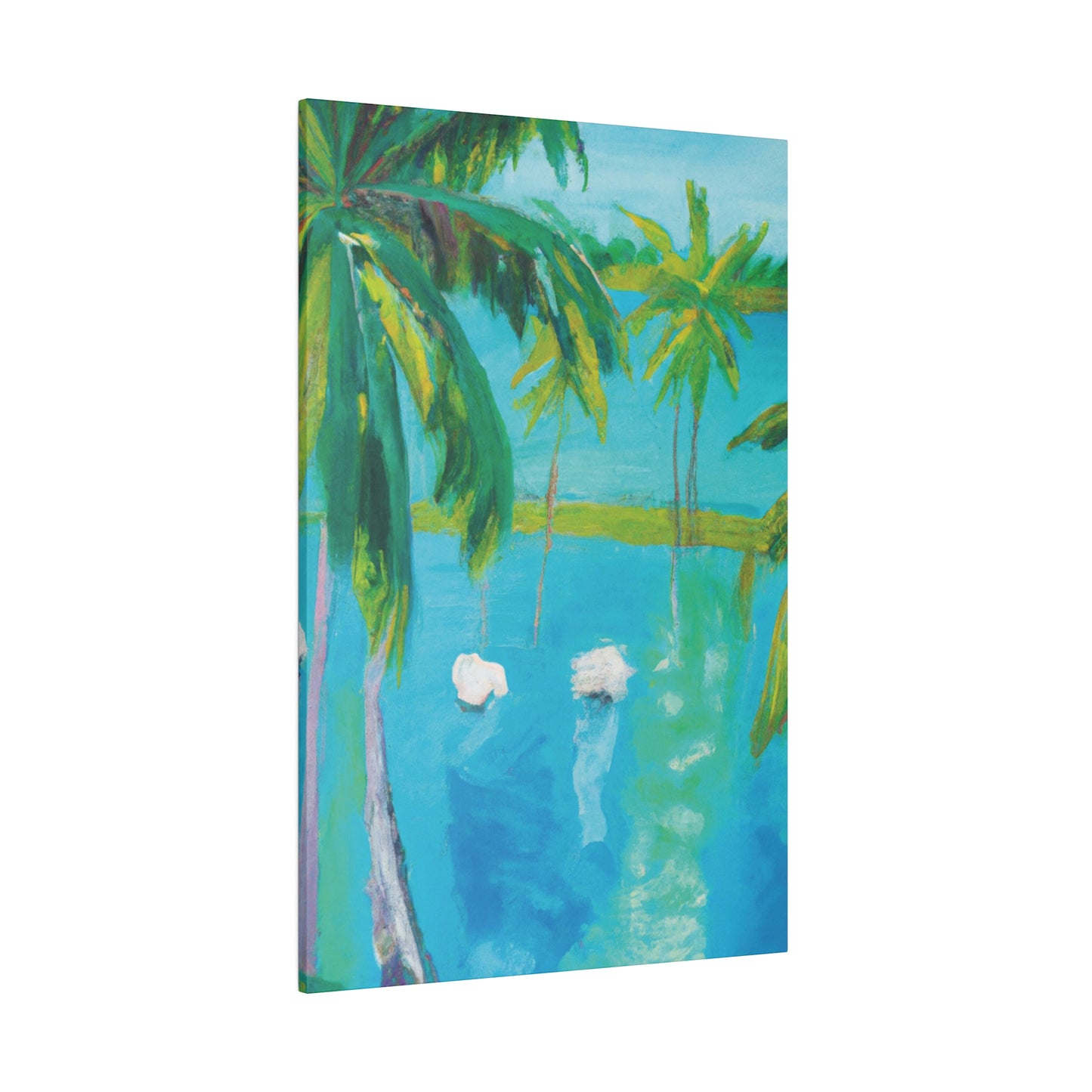 5643X - Bahamas Ocean Painting Print | Bahamas | Ocean | Beach | Poster | Home Decor | Wall Art | Canvas