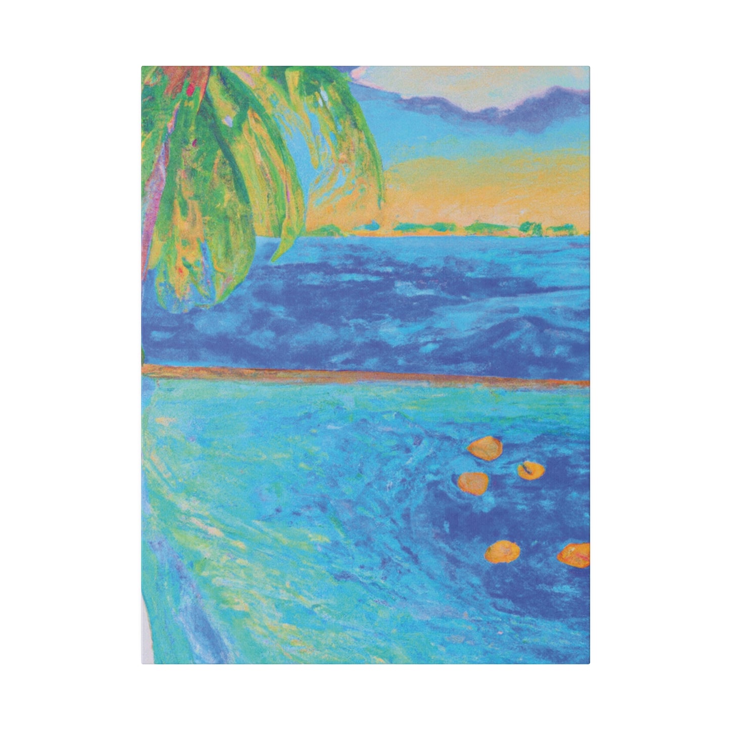 4268O - Bahamas Ocean Painting Print | Bahamas | Ocean | Beach | Poster | Home Decor | Wall Art | Canvas