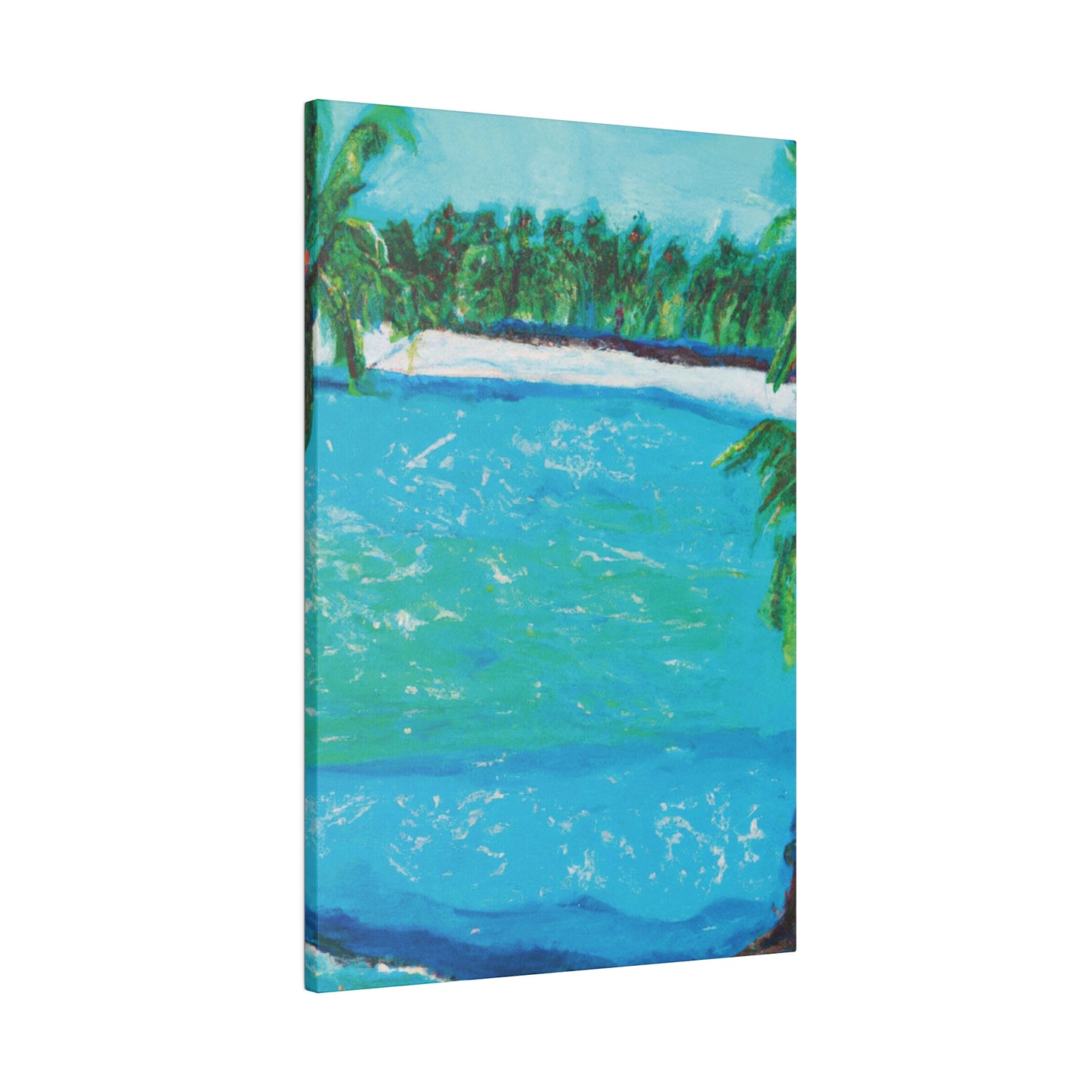 3234T - Bahamas Ocean Painting Print | Bahamas | Ocean | Beach | Poster | Home Decor | Wall Art | Canvas