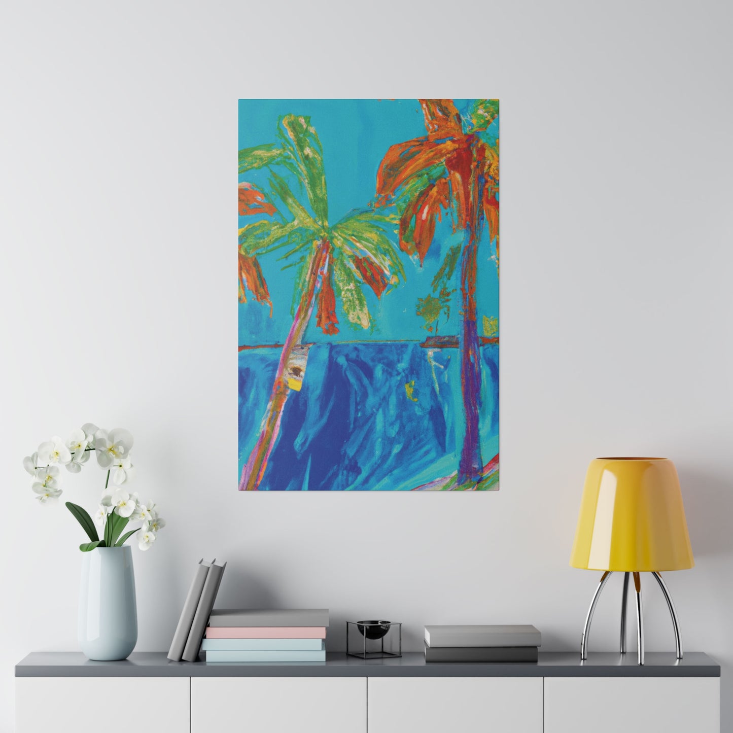 7834J - Bahamas Ocean Painting Print | Bahamas | Ocean | Beach | Poster | Home Decor | Wall Art | Canvas