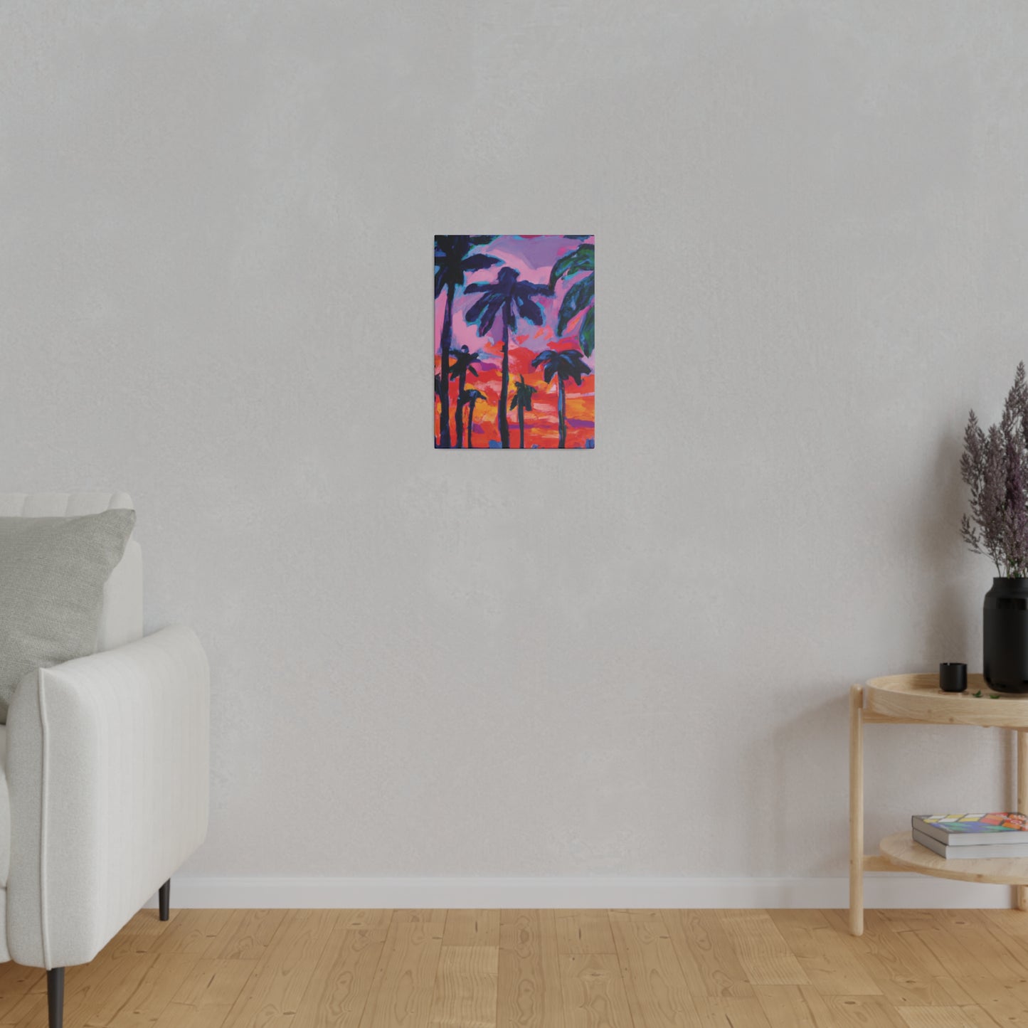4754Q - Miami Beach Sunset Painting Print | Miami | Beach | Sunset | Poster | Home Decor | Wall Art | Canvas