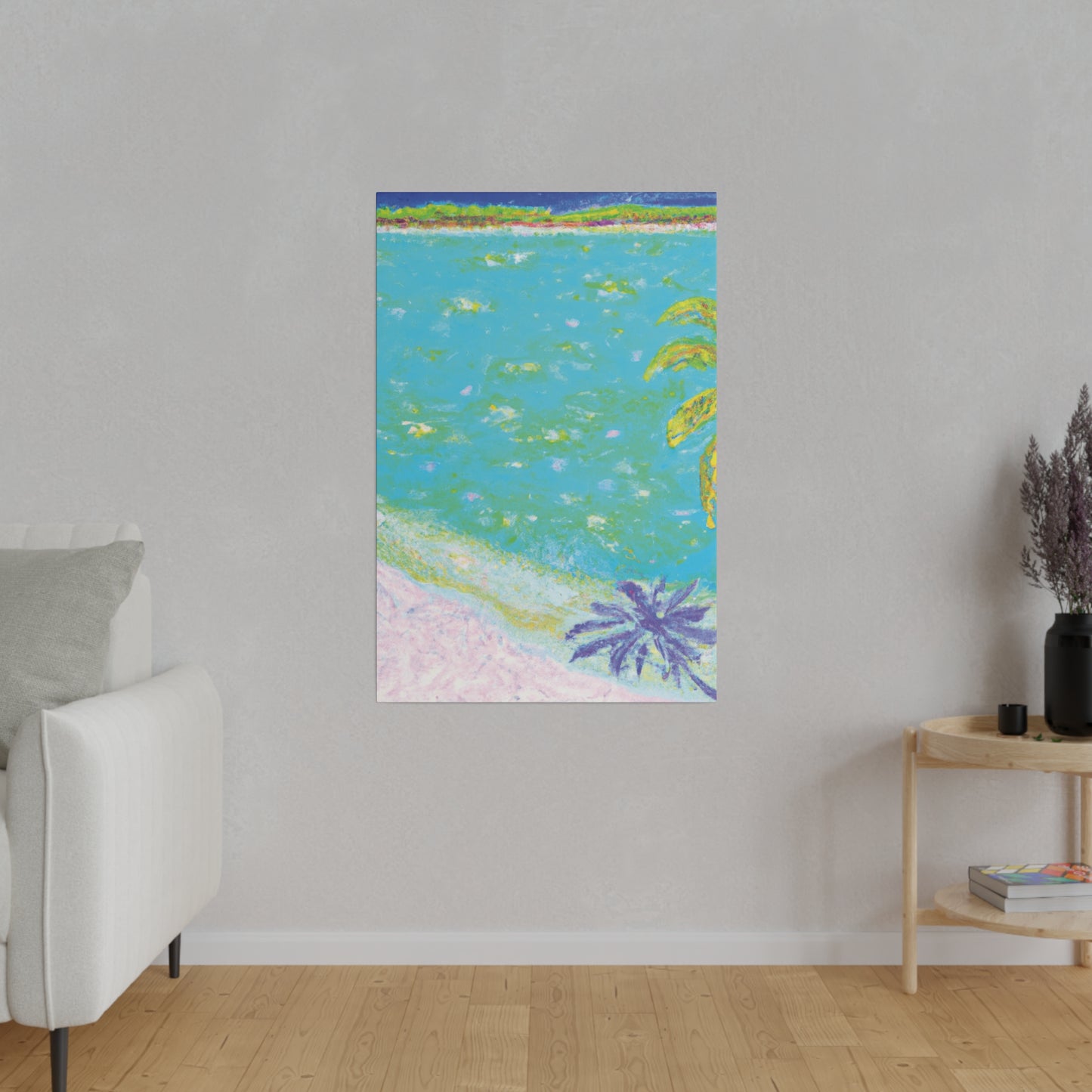 5254Q - Bahamas Ocean Painting Print | Bahamas | Ocean | Beach | Poster | Home Decor | Wall Art | Canvas