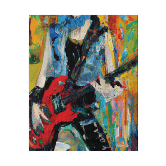 4721P - Rockstar Oil Painting Style Print | Poster | Home Decor | Wall Art | Music Art | Canvas