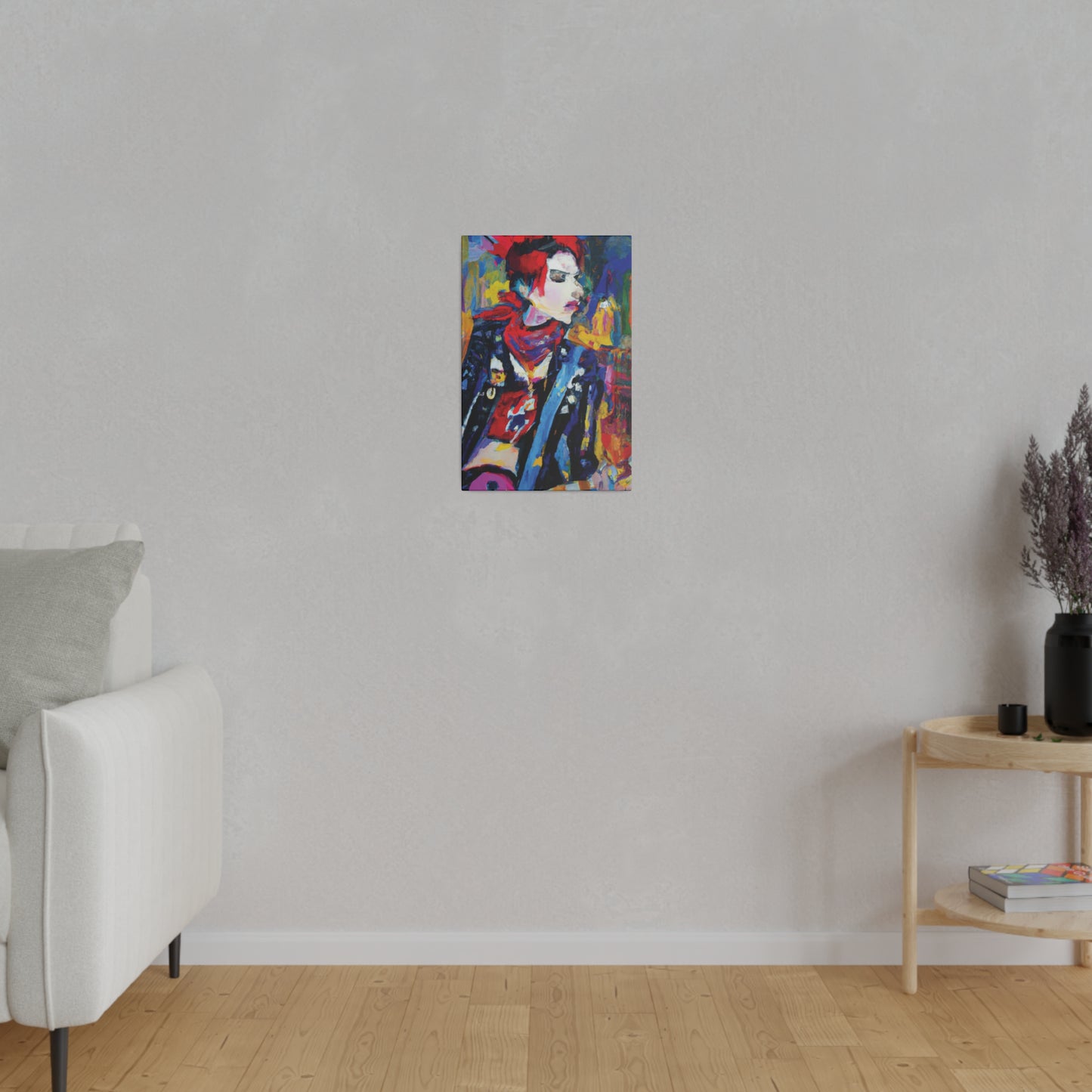 8996X - Rockstar Oil Painting Style Print | Poster | Home Decor | Wall Art | Music Art | Canvas