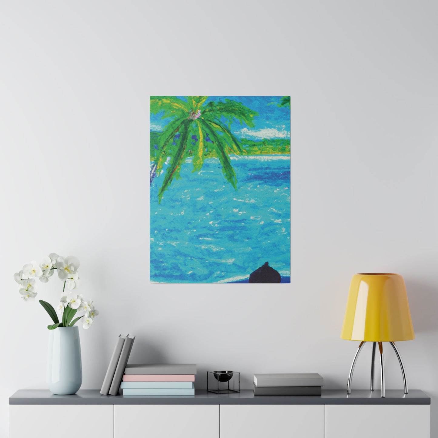 7355H - Bahamas Ocean Painting Print | Bahamas | Ocean | Beach | Poster | Home Decor | Wall Art | Canvas