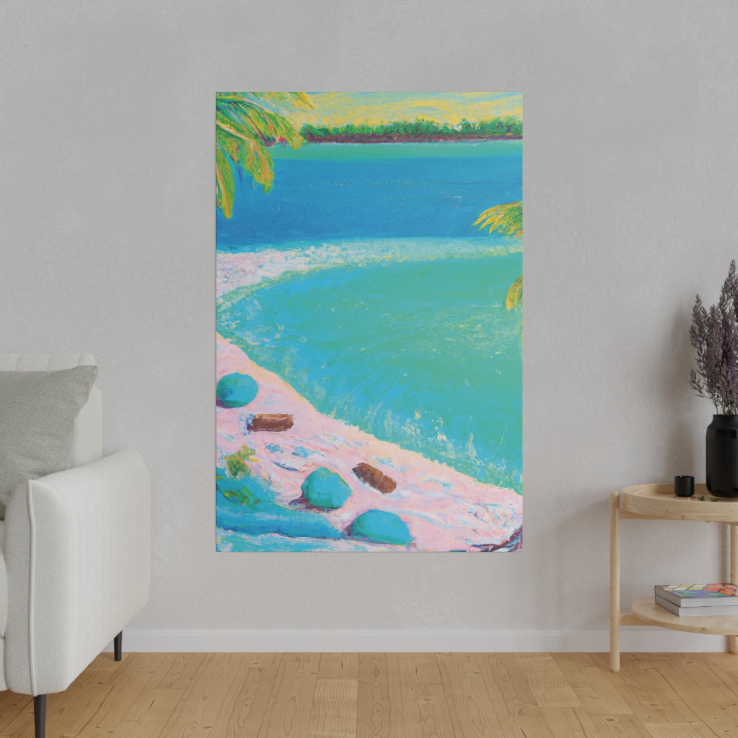 7342G - Bahamas Ocean Painting Print | Bahamas | Ocean | Beach | Poster | Home Decor | Wall Art | Canvas