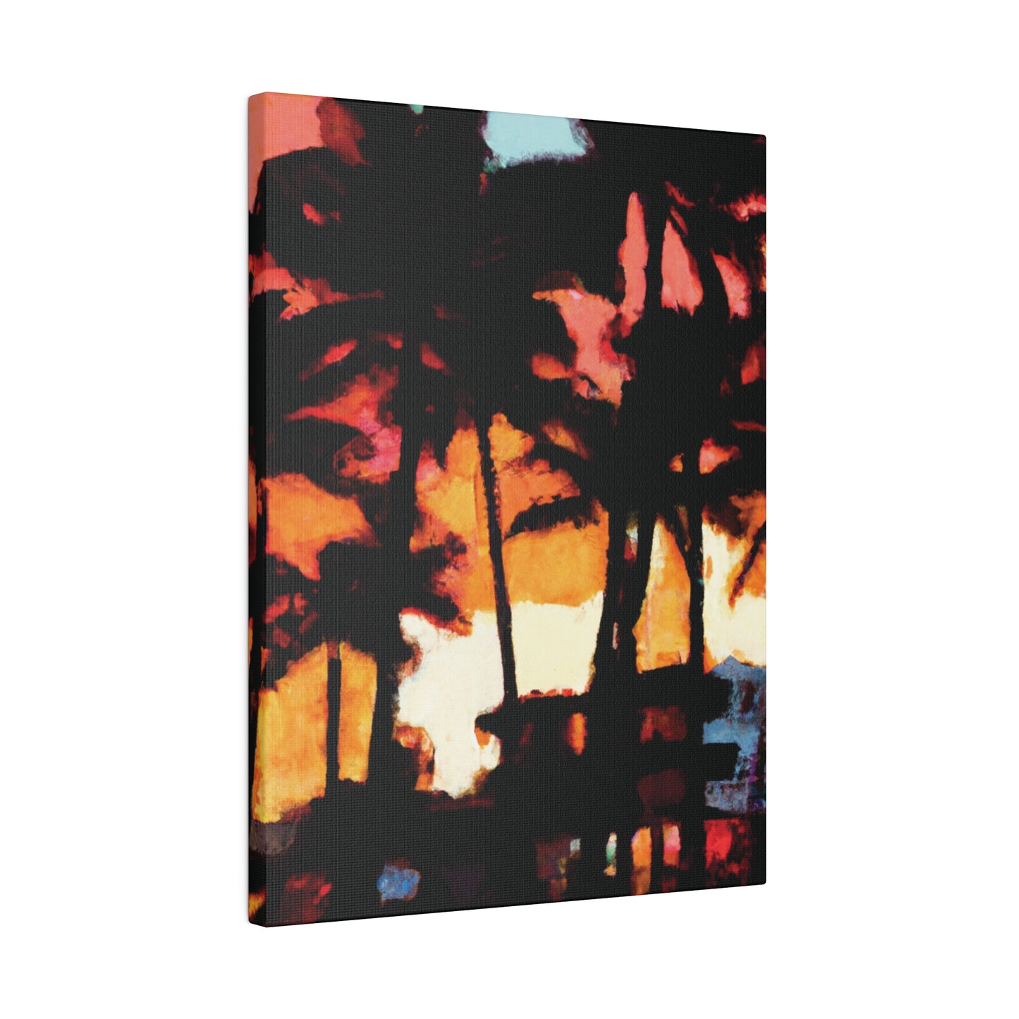 8498K - Miami Beach Sunset Painting Print | Miami | Beach | Sunset | Poster | Home Decor | Wall Art | Canvas