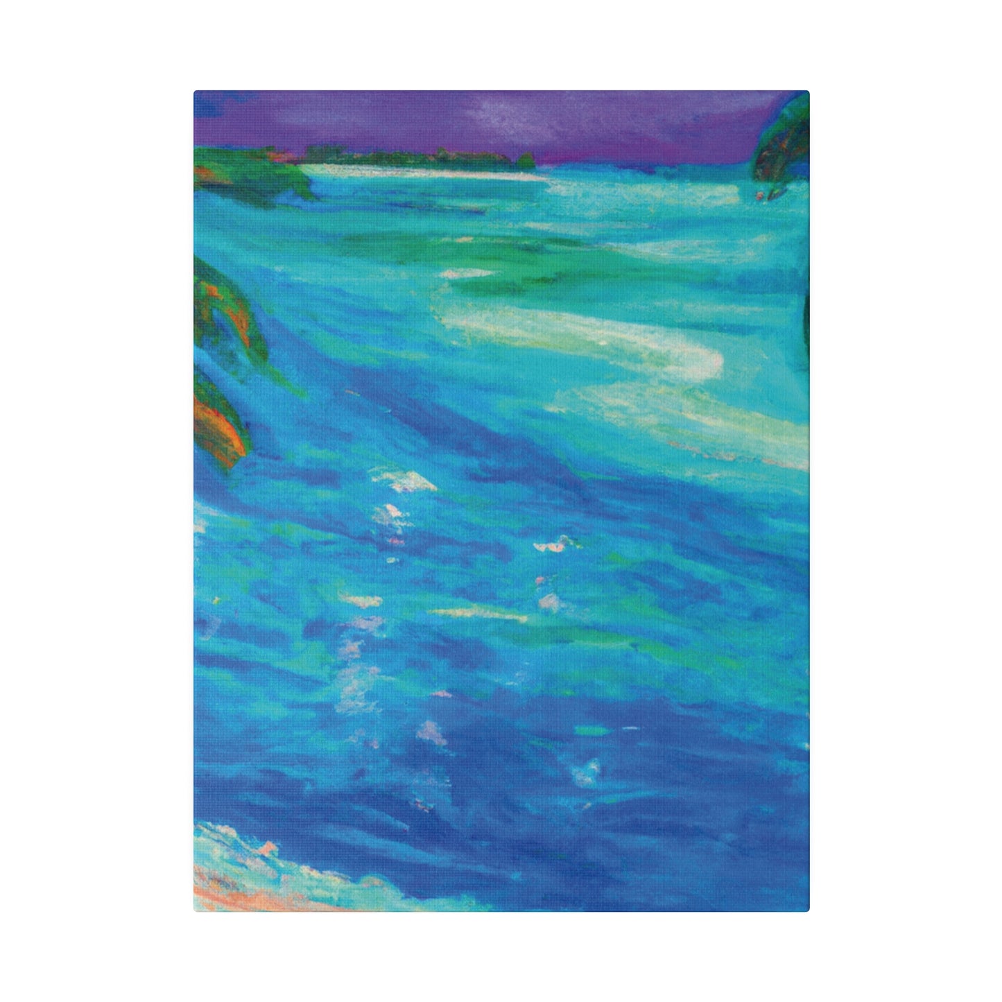 432V - Bahamas Ocean Painting Print | Bahamas | Ocean | Beach | Poster | Home Decor | Wall Art | Canvas