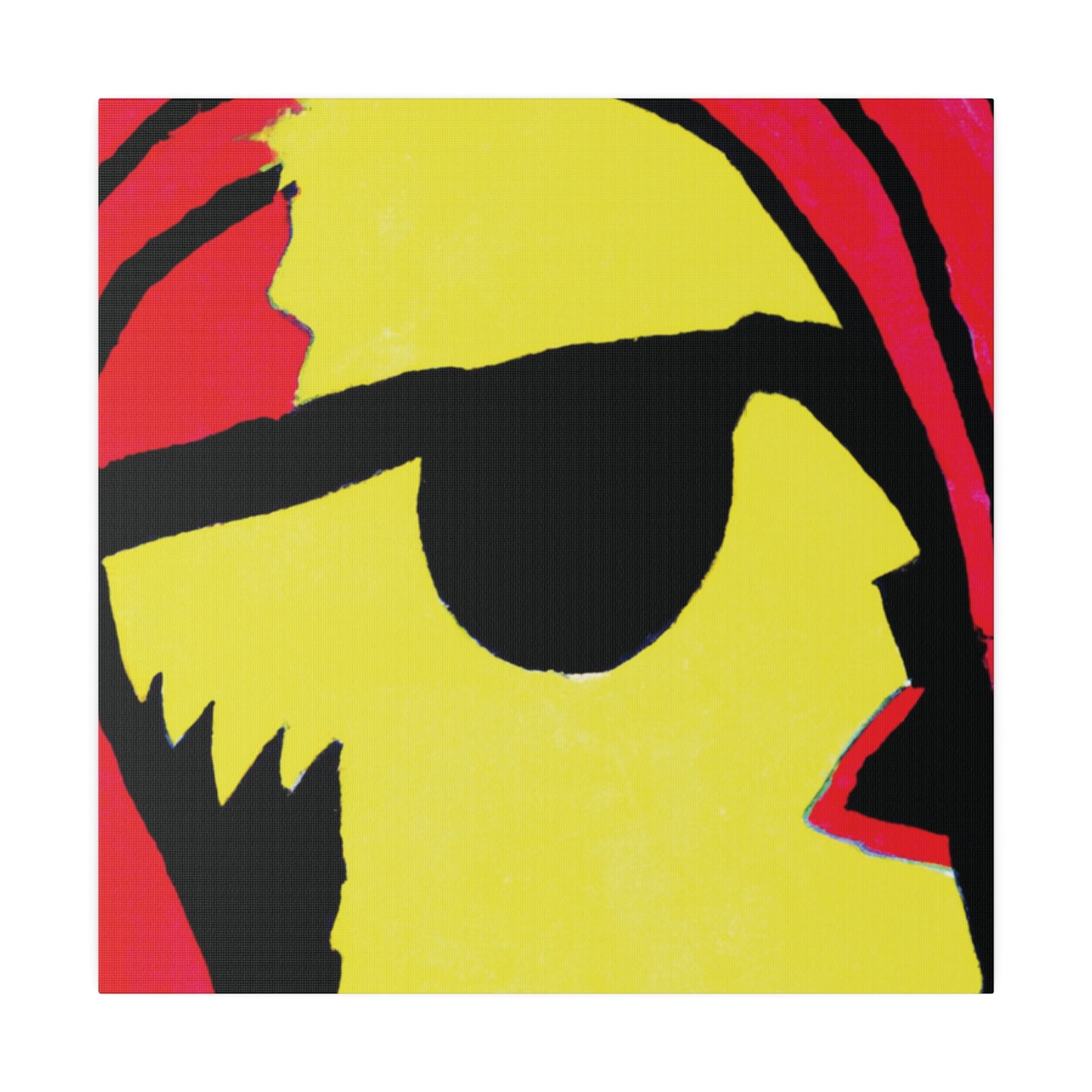 9456P - Rockstar Painting Print | Face | Abstract | Poster | Home Decor | Wall Art | Music Art | Canvas