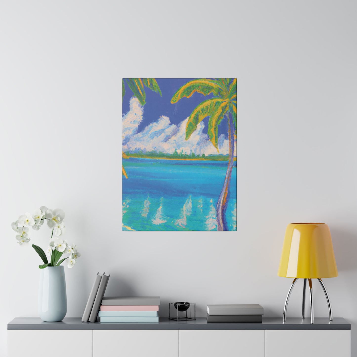 3054I - Bahamas Ocean Painting Print | Bahamas | Ocean | Beach | Poster | Home Decor | Wall Art | Canvas