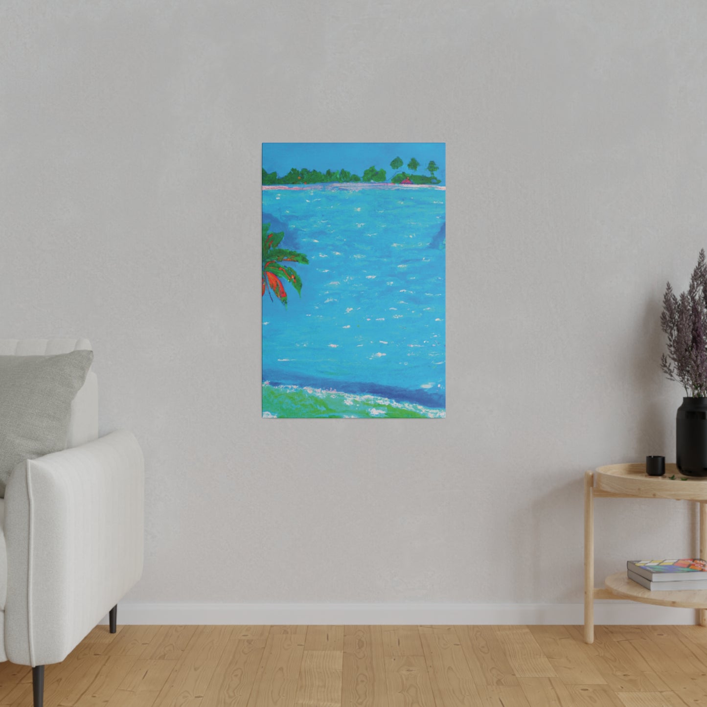 5286G - Bahamas Ocean Painting Print | Bahamas | Ocean | Beach | Poster | Home Decor | Wall Art | Canvas