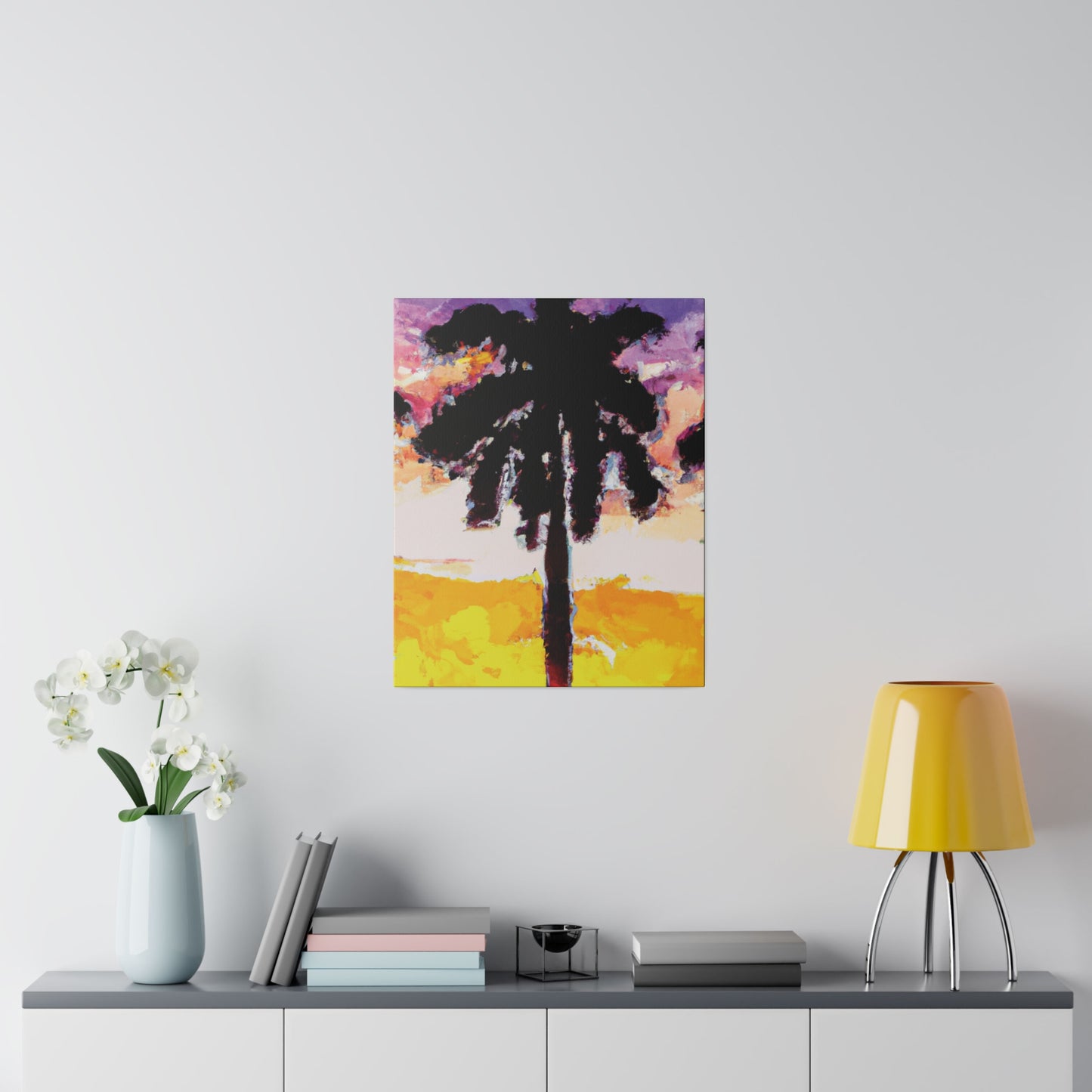 6392A - Miami Beach Sunset Painting Print | Miami | Beach | Sunset | Poster | Home Decor | Wall Art | Canvas