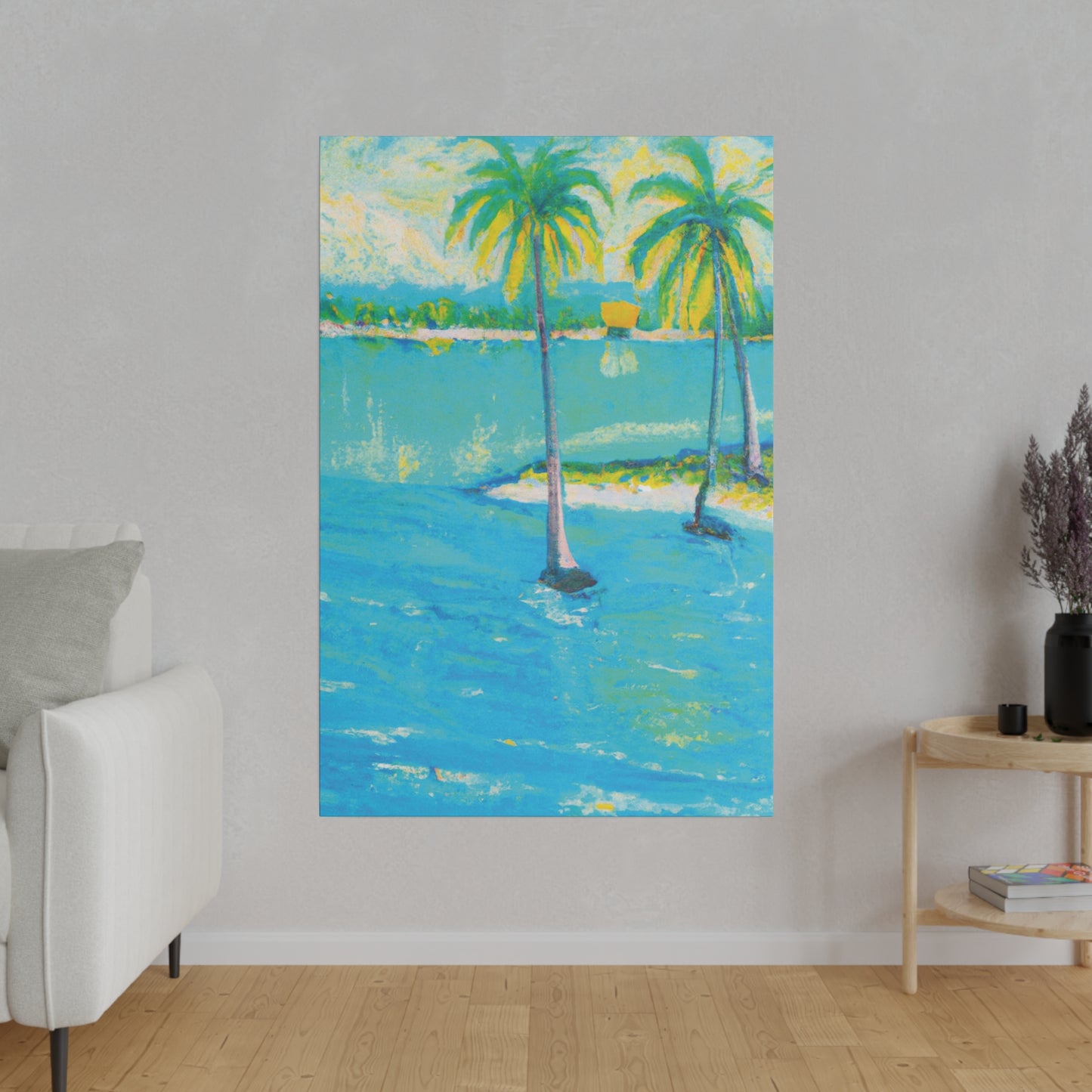 9652X - Bahamas Ocean Painting Print | Bahamas | Ocean | Beach | Poster | Home Decor | Wall Art | Canvas