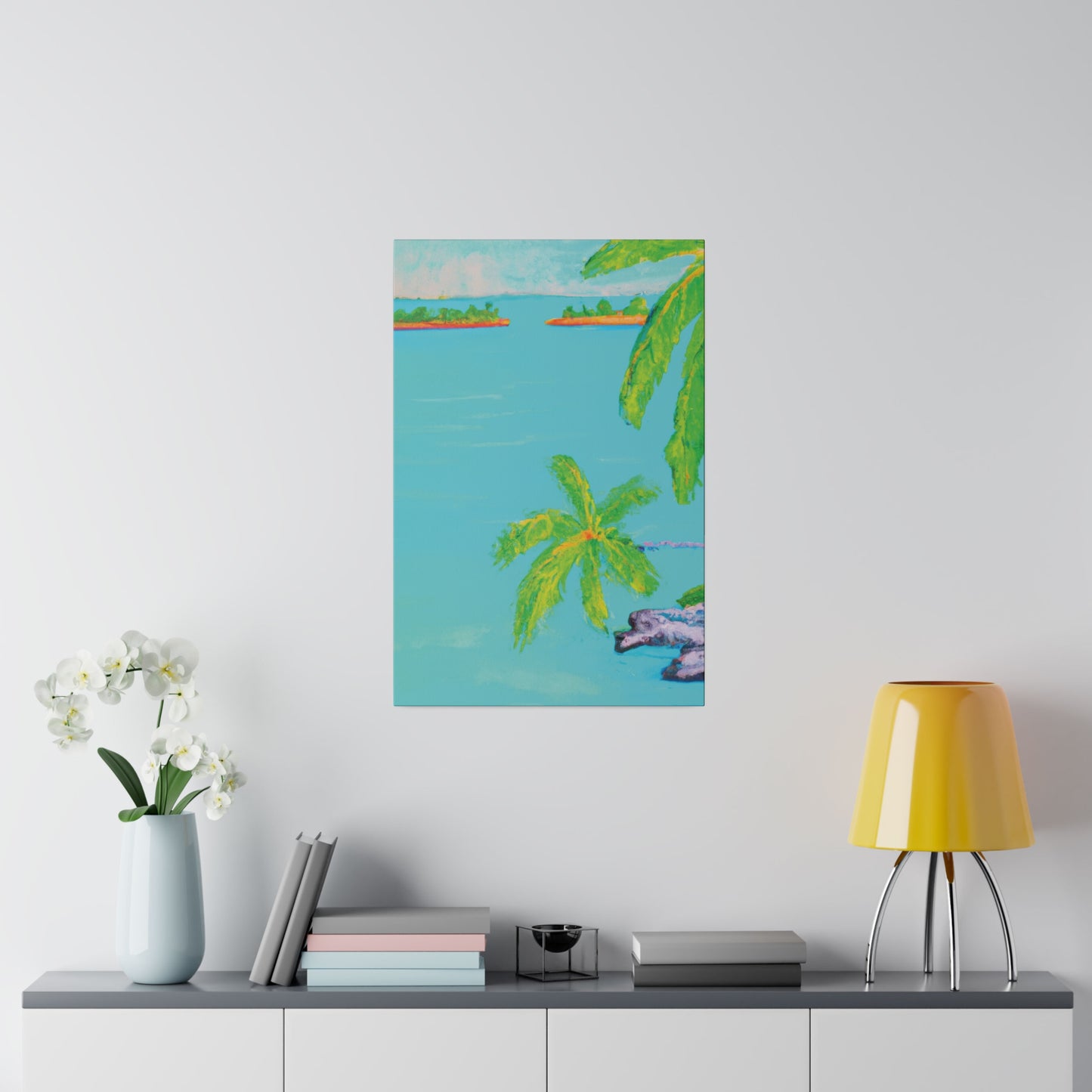 8932V - Bahamas Ocean Painting Print | Bahamas | Ocean | Beach | Poster | Home Decor | Wall Art | Canvas