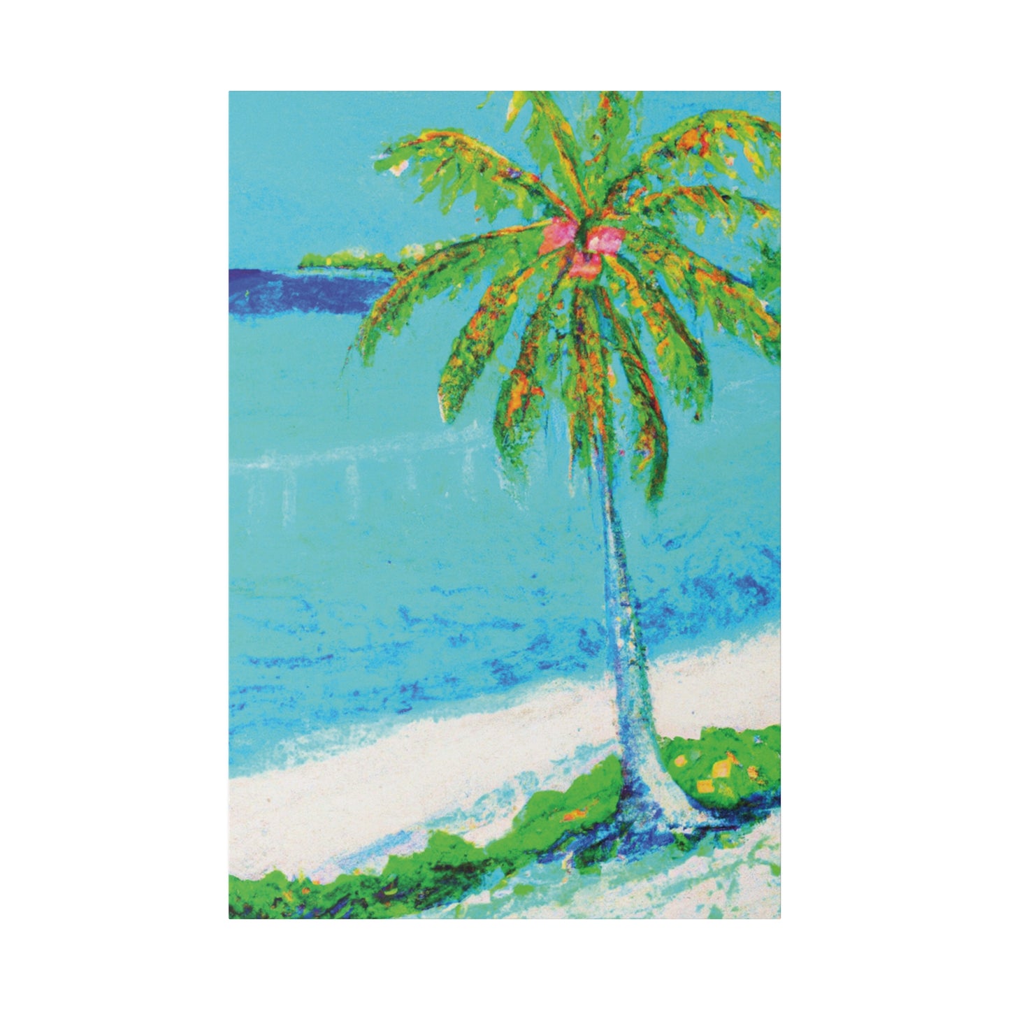 9089H - Bahamas Ocean Painting Print | Bahamas | Ocean | Beach | Poster | Home Decor | Wall Art | Canvas