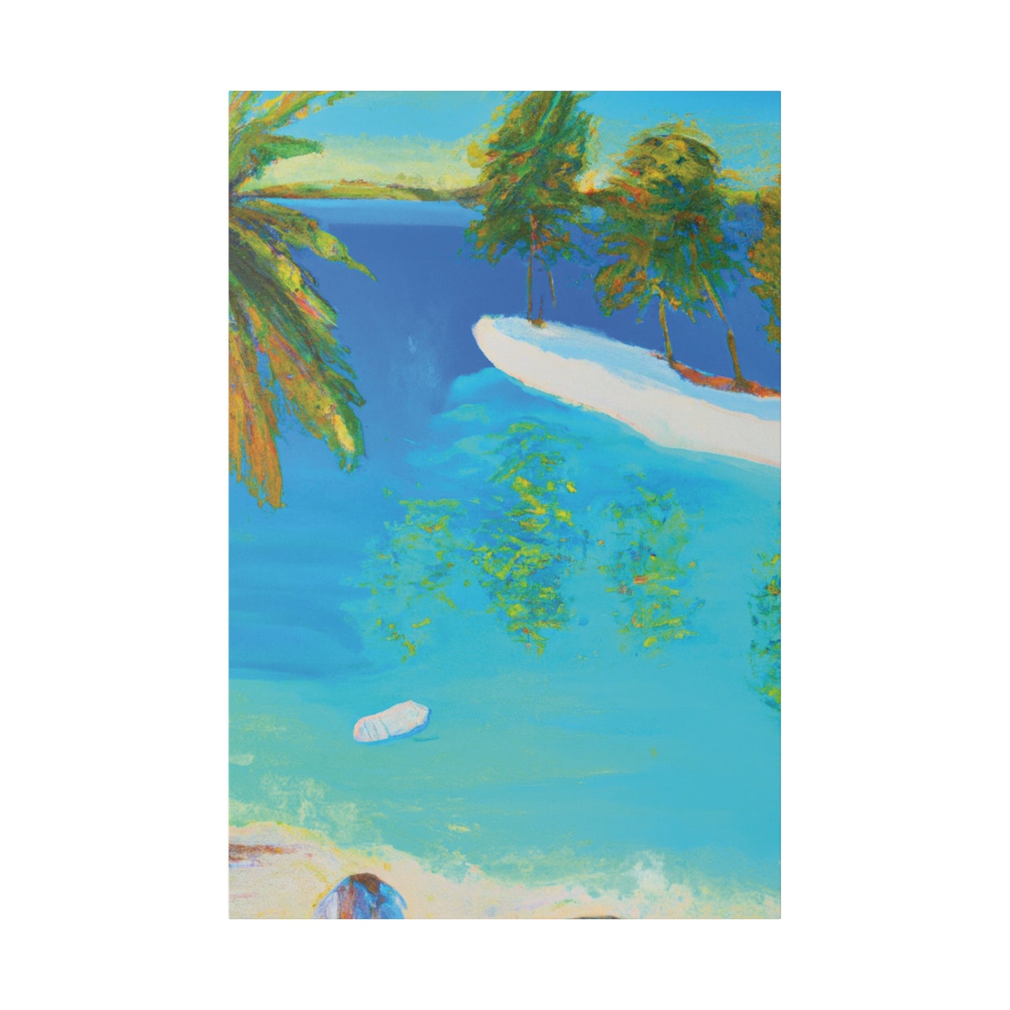 5382V - Bahamas Ocean Painting Print | Bahamas | Ocean | Beach | Poster | Home Decor | Wall Art | Canvas