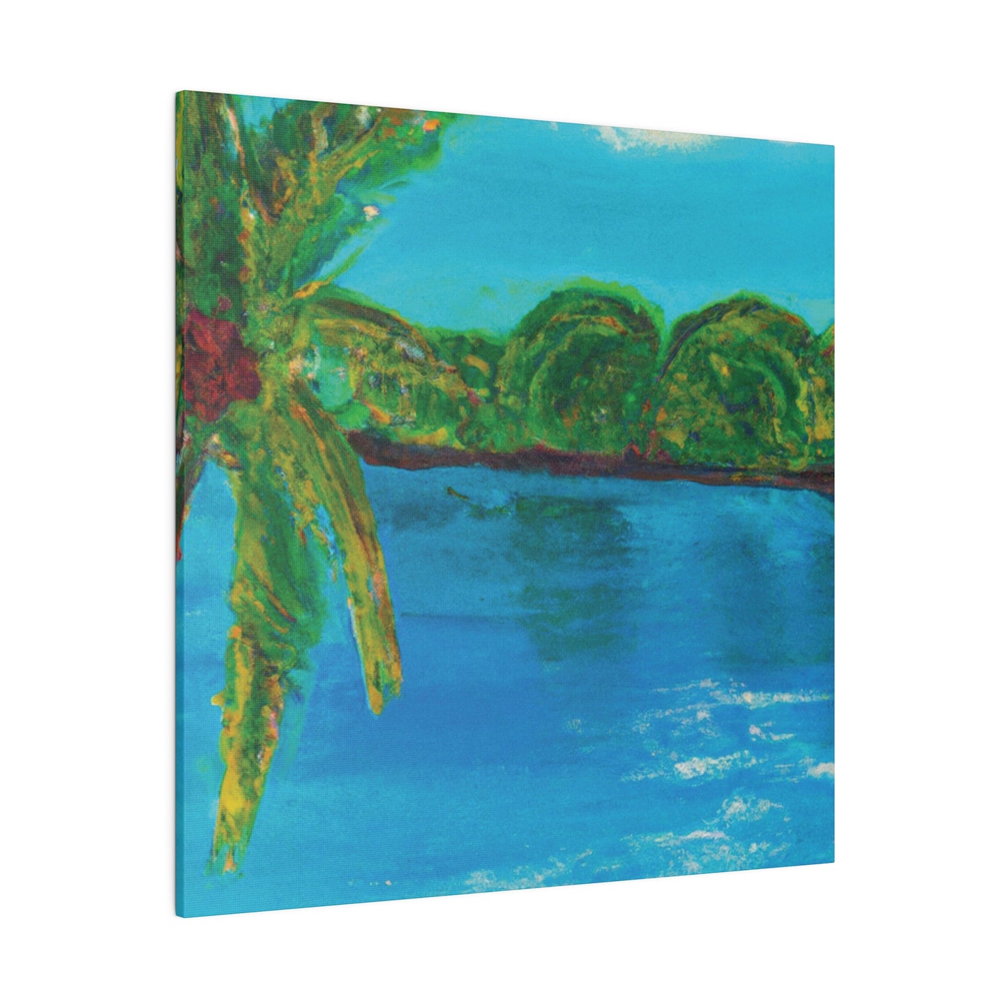 4245A - Bahamas Ocean Painting Print | Bahamas | Ocean | Beach | Poster | Home Decor | Wall Art | Canvas