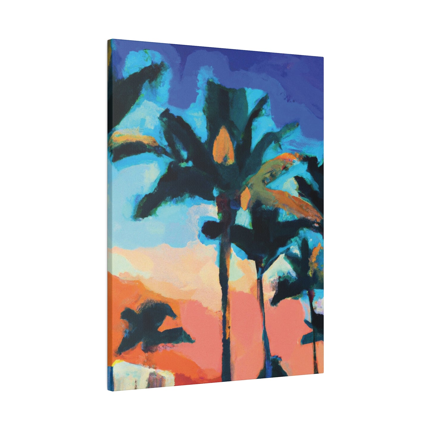 5637G - Miami Beach Sunset Painting Print | Miami | Beach | Sunset | Poster | Home Decor | Wall Art | Canvas