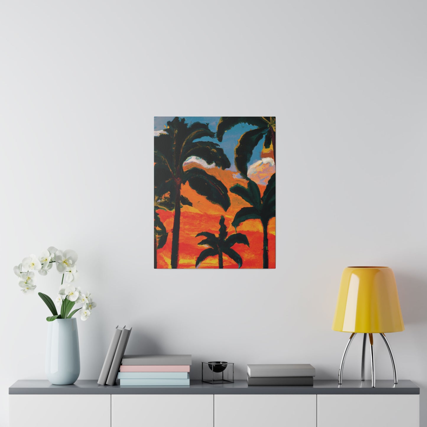 3782G - Miami Beach Sunset Painting Print | Miami | Beach | Sunset | Poster | Home Decor | Wall Art | Canvas