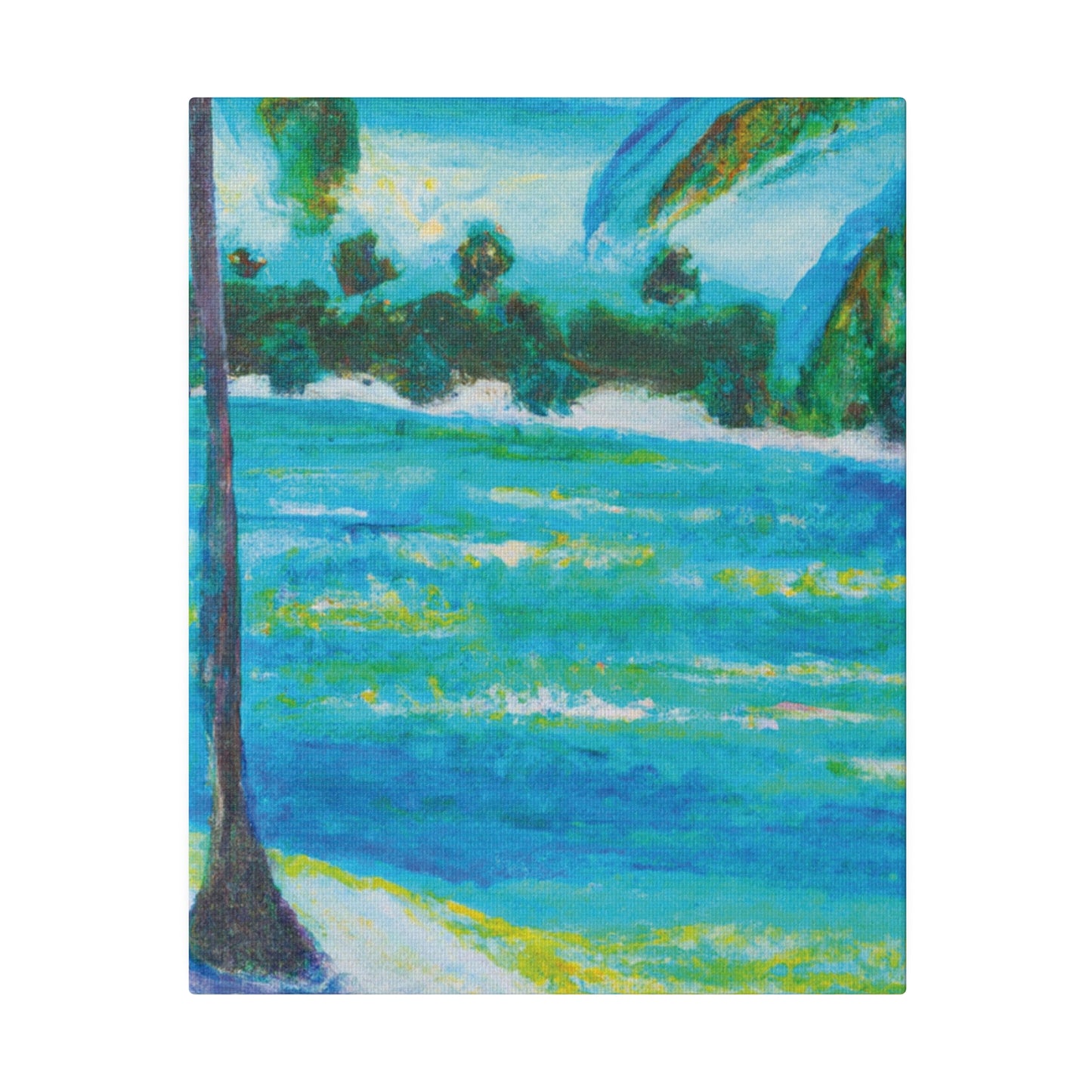 5874R - Bahamas Ocean Painting Print | Bahamas | Ocean | Beach | Poster | Home Decor | Wall Art | Canvas