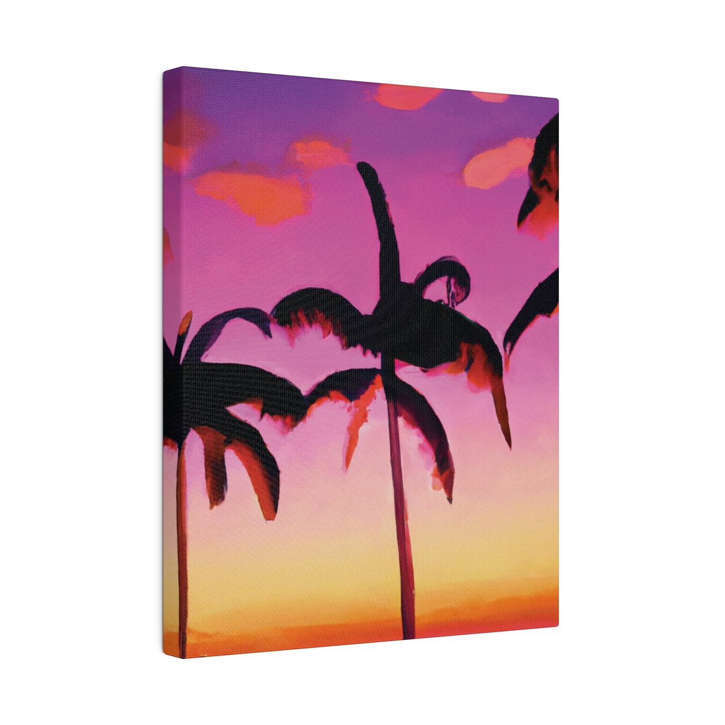 5426A - Miami Beach Sunset Painting Print | Miami | Beach | Sunset | Poster | Home Decor | Wall Art | Canvas