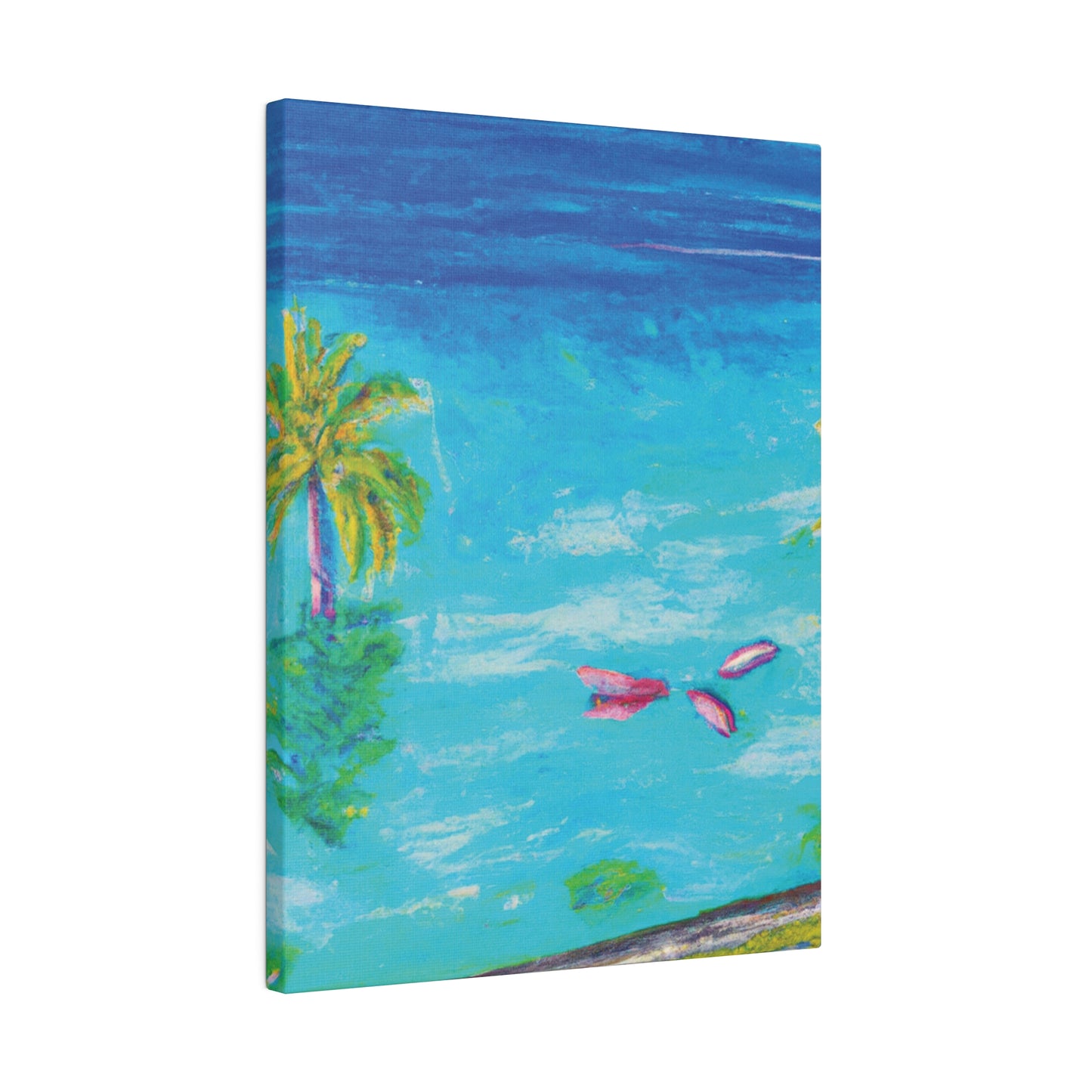 9387Q - Bahamas Ocean Painting Print | Bahamas | Ocean | Beach | Poster | Home Decor | Wall Art | Canvas