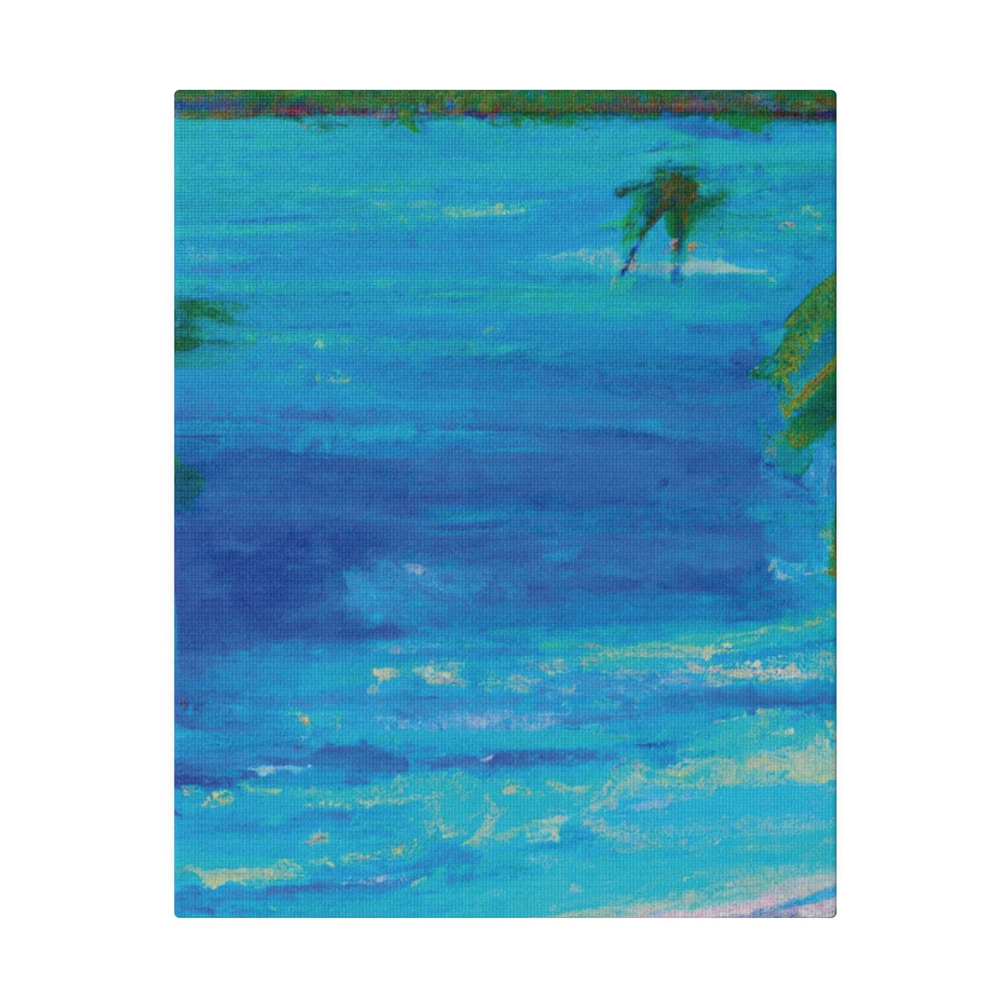 5105Q - Bahamas Ocean Painting Print | Bahamas | Ocean | Beach | Poster | Home Decor | Wall Art | Canvas