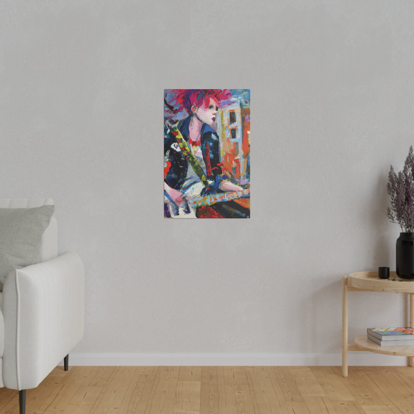 3276D - Rockstar Oil Painting Style Print | Poster | Home Decor | Wall Art | Music Art | Canvas