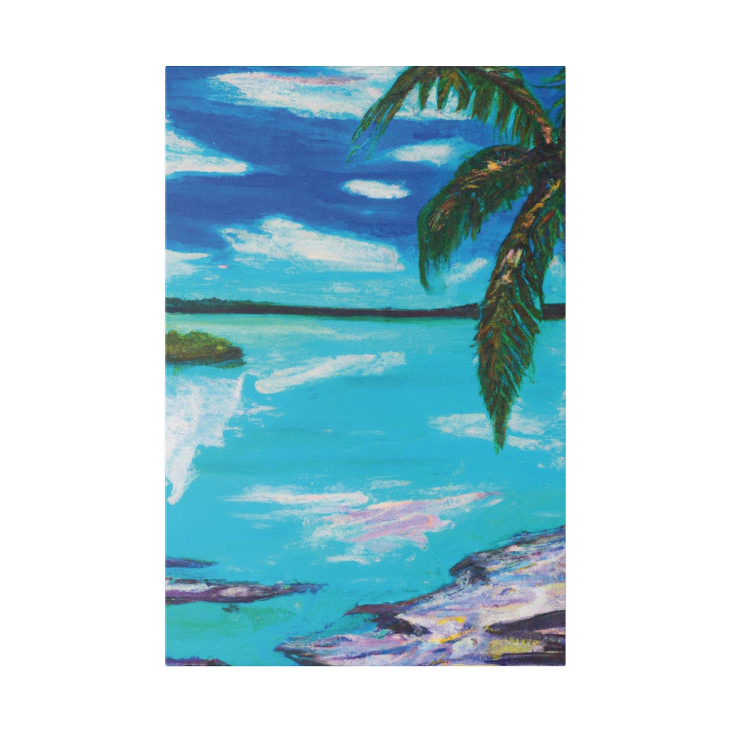 9184C - Bahamas Ocean Painting Print | Bahamas | Ocean | Beach | Poster | Home Decor | Wall Art | Canvas