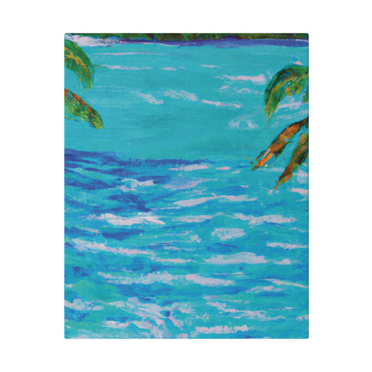 5802L - Bahamas Ocean Painting Print | Bahamas | Ocean | Beach | Poster | Home Decor | Wall Art | Canvas