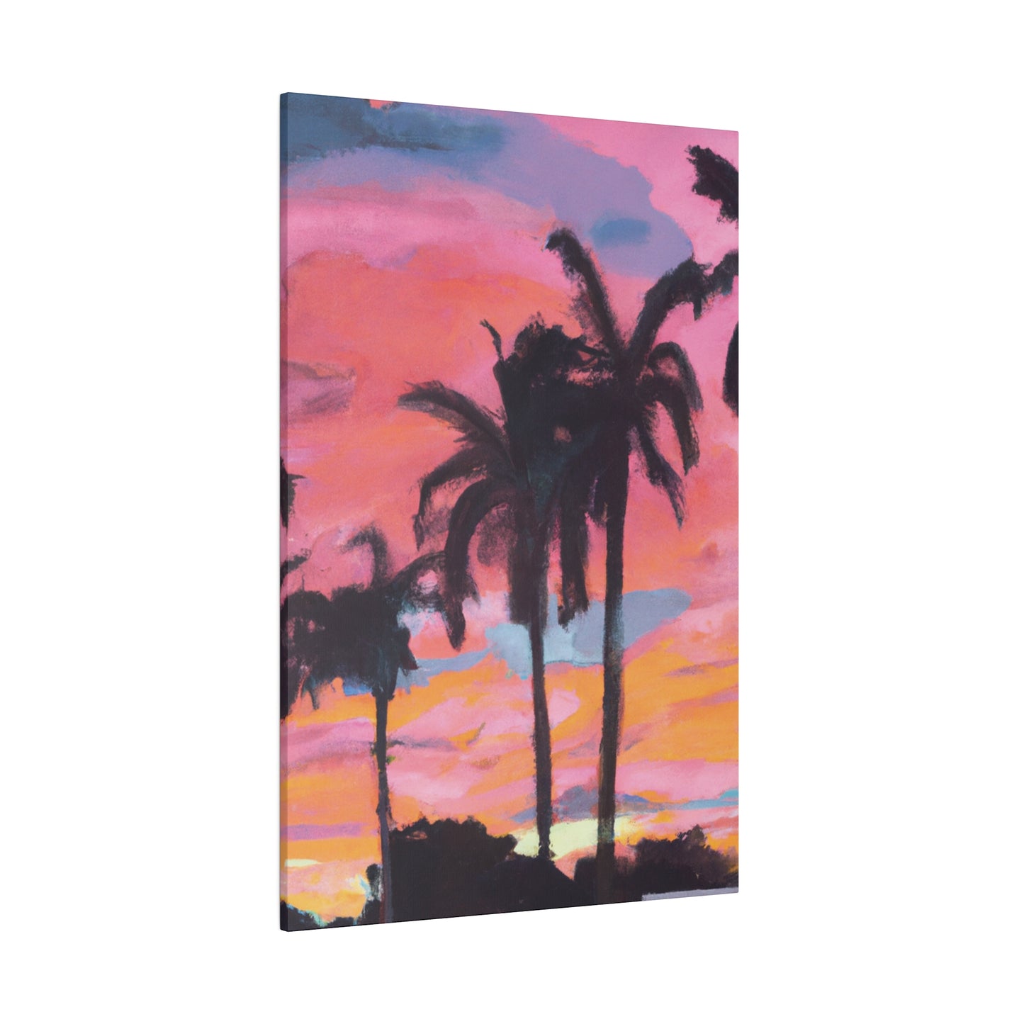 6349G - Miami Beach Sunset Painting Print | Miami | Beach | Sunset | Poster | Home Decor | Wall Art | Canvas