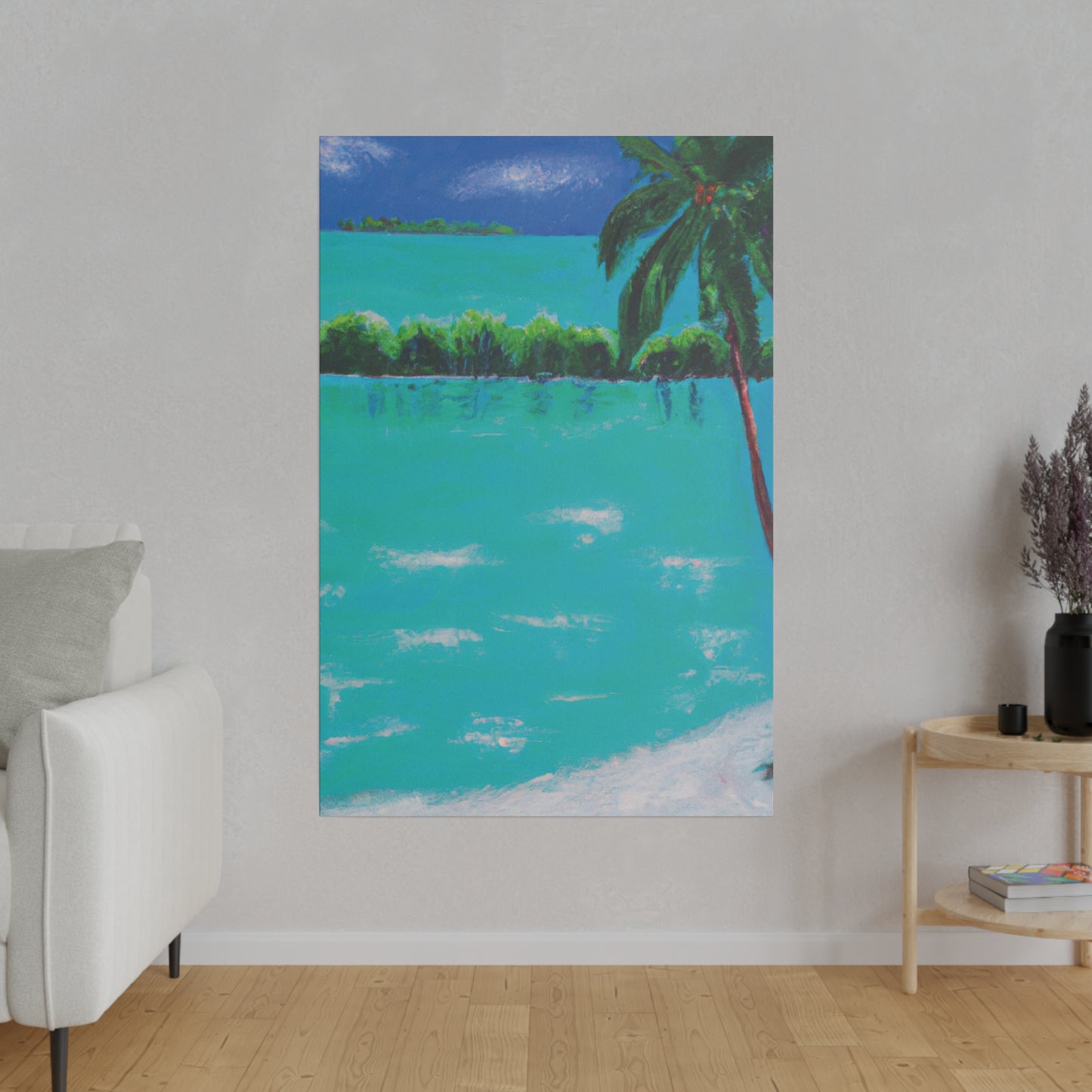 9108Q - Bahamas Ocean Painting Print | Bahamas | Ocean | Beach | Poster | Home Decor | Wall Art | Canvas
