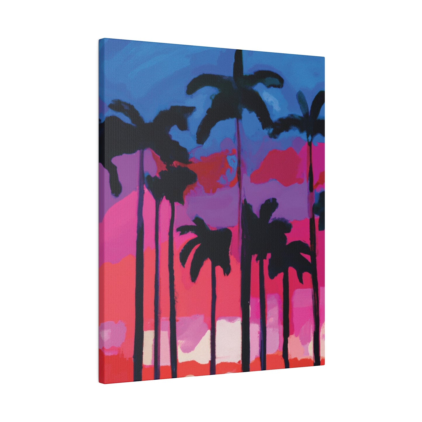 7245Y - Miami Beach Sunset Painting Print | Miami | Beach | Sunset | Poster | Home Decor | Wall Art | Canvas