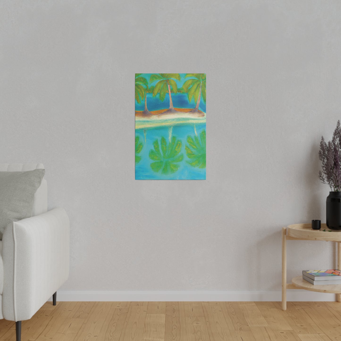 3294K - Bahamas Ocean Painting Print | Bahamas | Ocean | Beach | Poster | Home Decor | Wall Art | Canvas