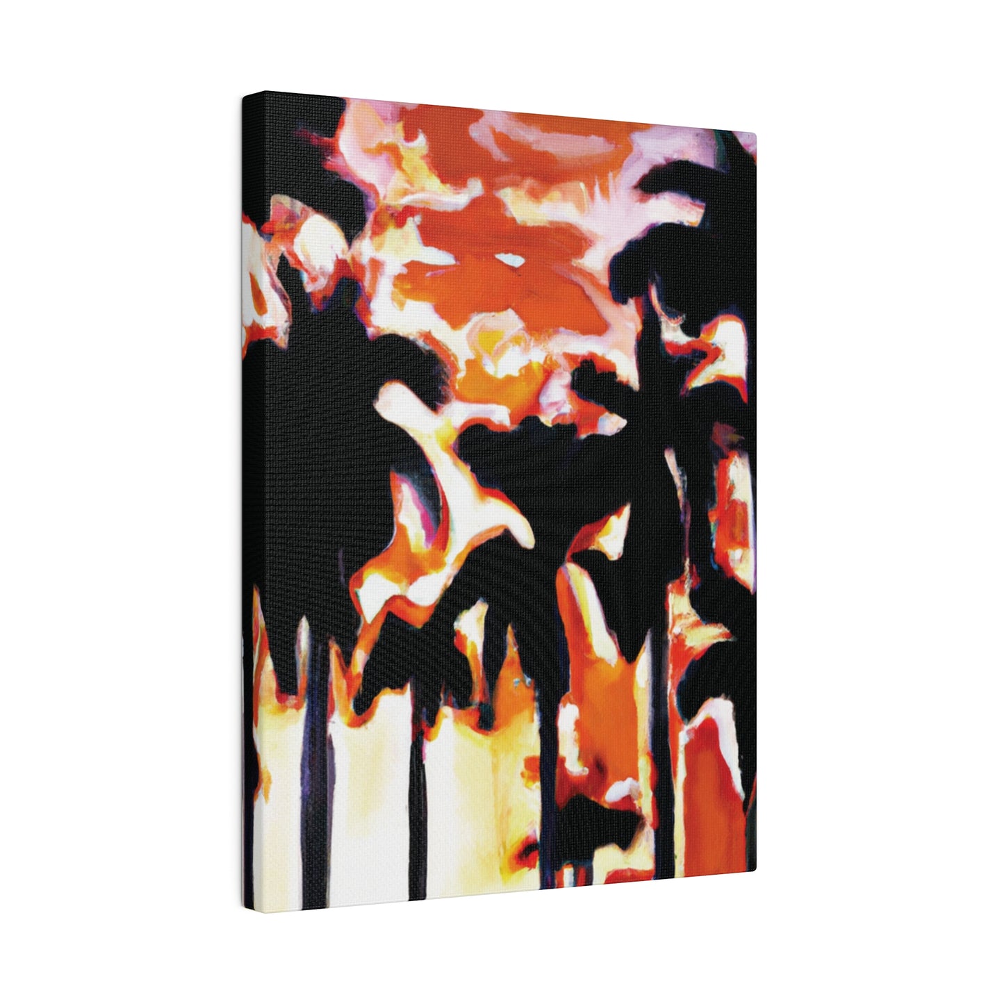 9274N - Miami Beach Sunset Painting Print | Miami | Beach | Sunset | Poster | Home Decor | Wall Art | Canvas