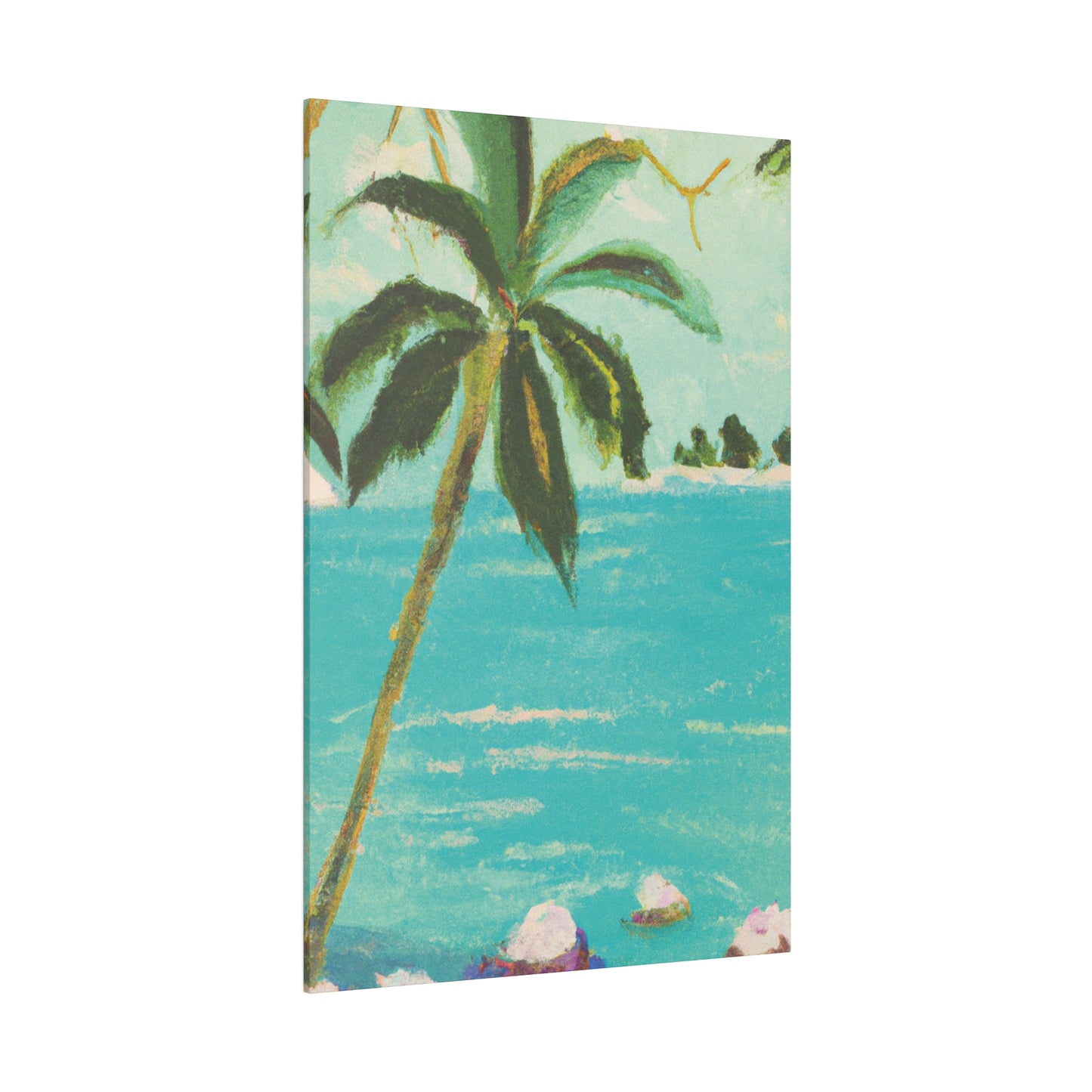 8809K - Bahamas Ocean Painting Print | Bahamas | Ocean | Beach | Poster | Home Decor | Wall Art | Canvas