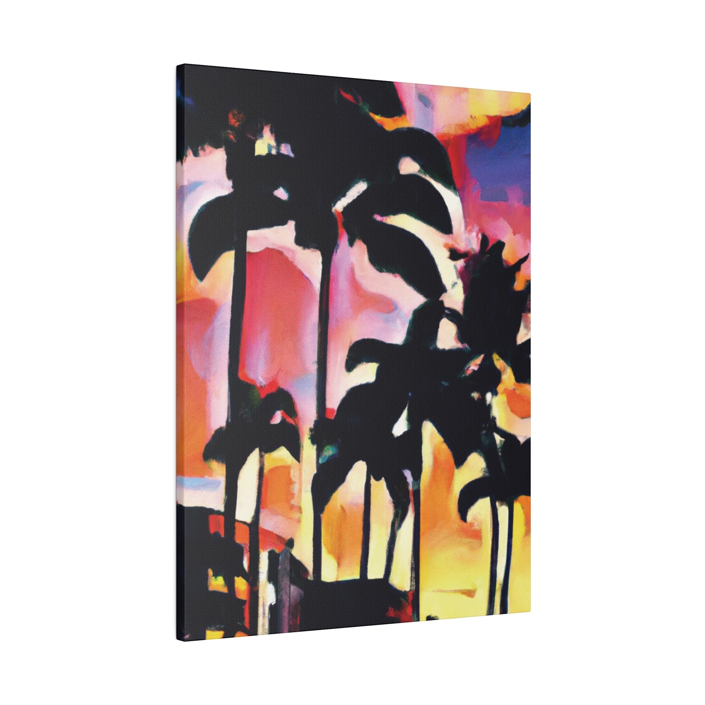 4986G - Miami Beach Sunset Painting Print | Miami | Beach | Sunset | Poster | Home Decor | Wall Art | Canvas