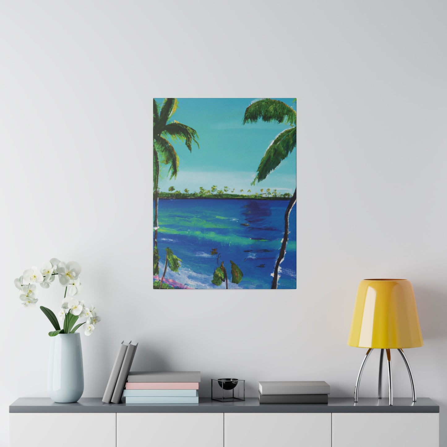 5491V - Bahamas Ocean Painting Print | Bahamas | Ocean | Beach | Poster | Home Decor | Wall Art | Canvas