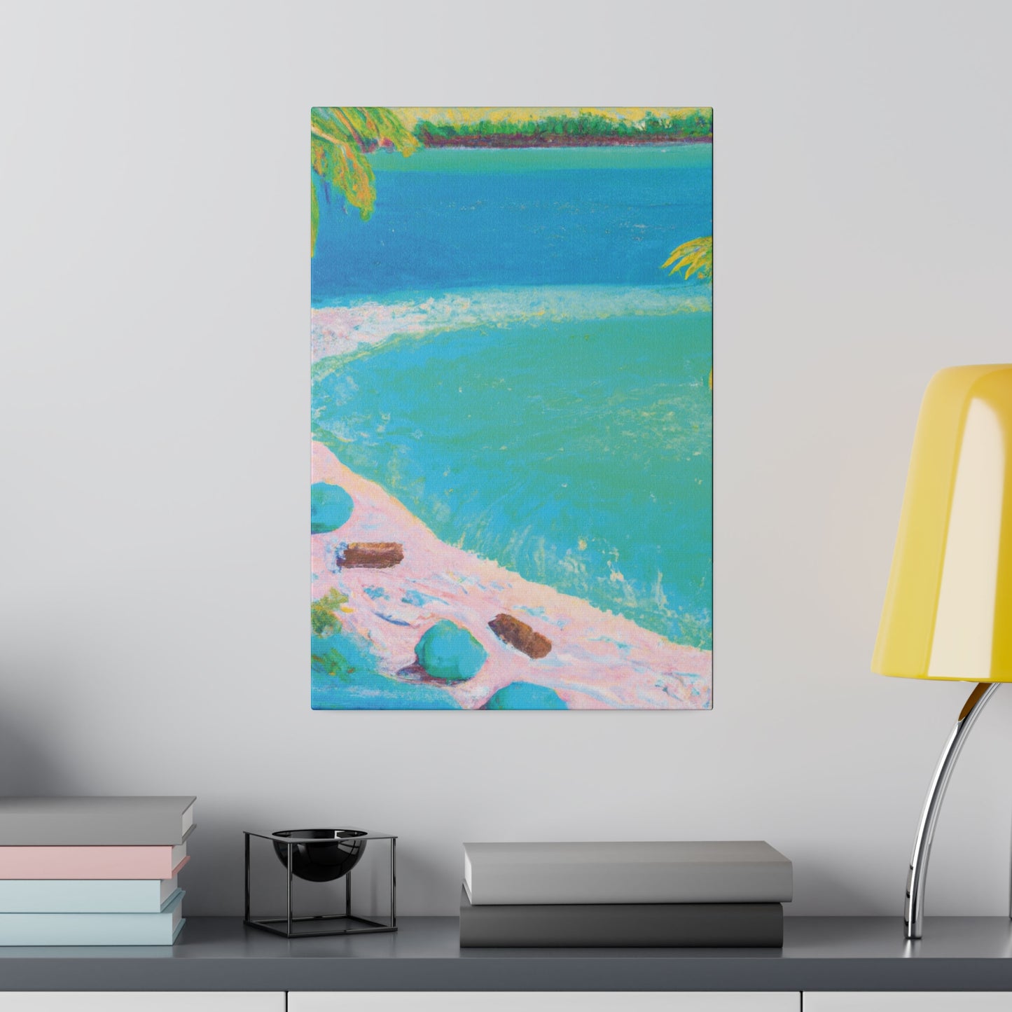 7342G - Bahamas Ocean Painting Print | Bahamas | Ocean | Beach | Poster | Home Decor | Wall Art | Canvas