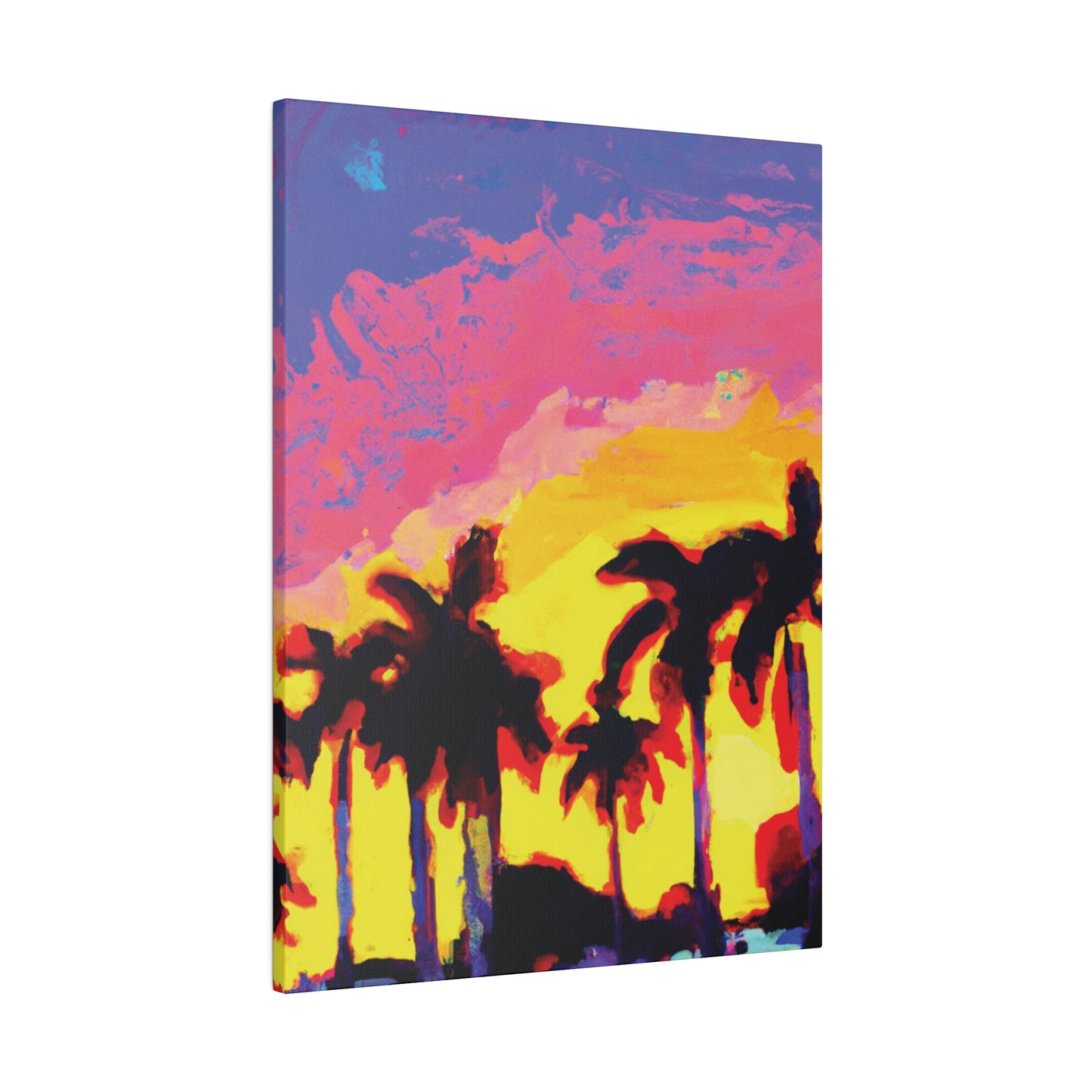 9284G - Miami Beach Sunset Painting Print | Miami | Beach | Sunset | Poster | Home Decor | Wall Art | Canvas