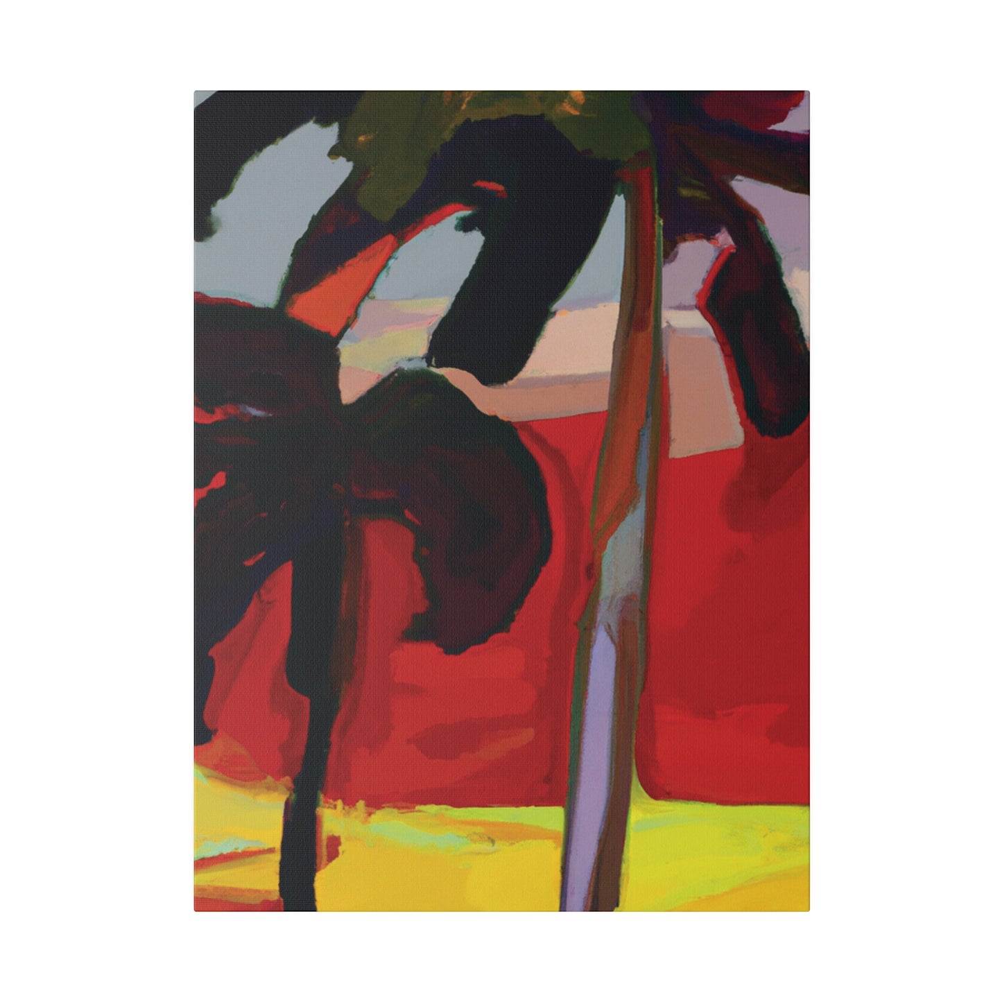 7849V - Miami Beach Sunset Painting Print | Miami | Beach | Sunset | Poster | Home Decor | Wall Art | Canvas