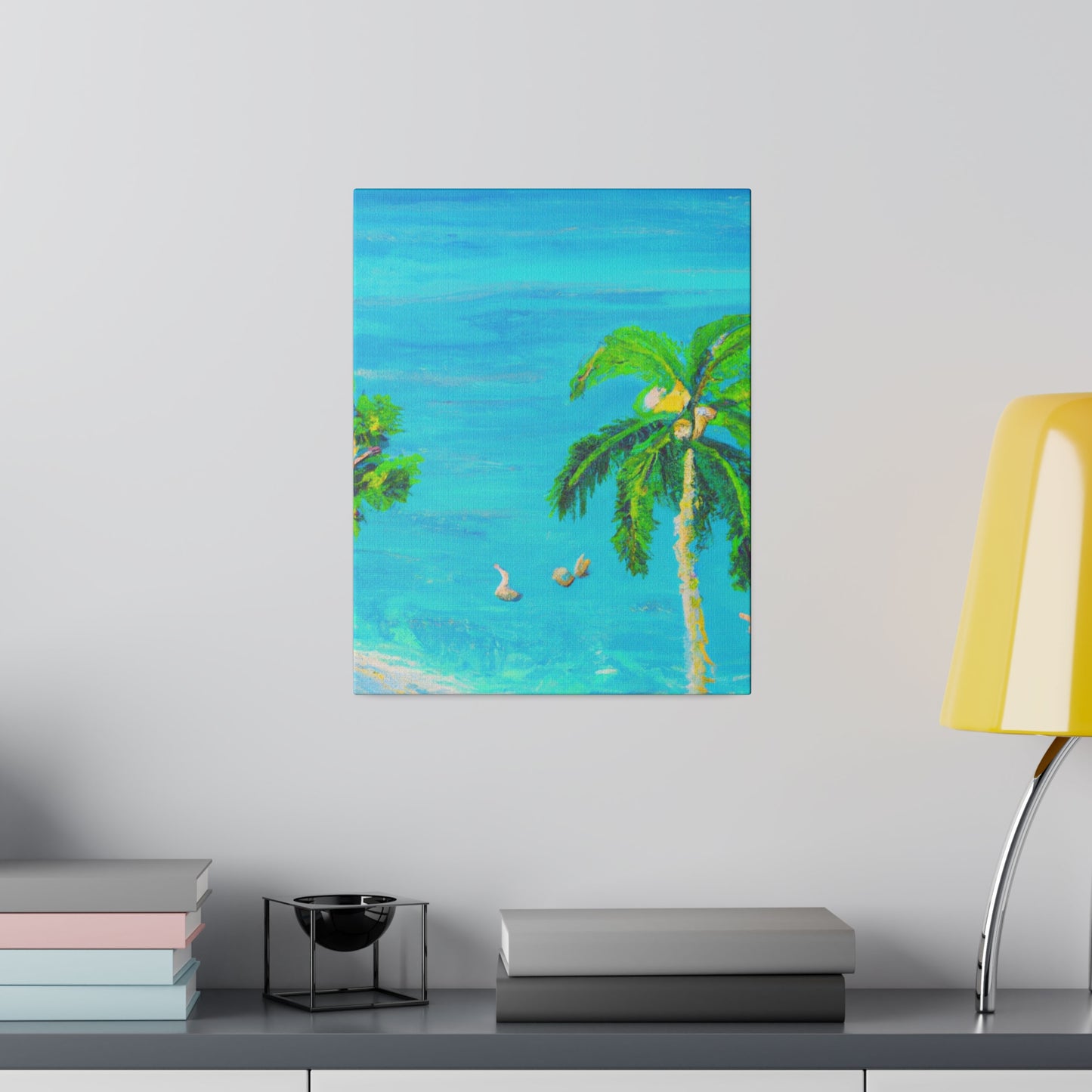 3749J - Bahamas Ocean Painting Print | Bahamas | Ocean | Beach | Poster | Home Decor | Wall Art | Canvas