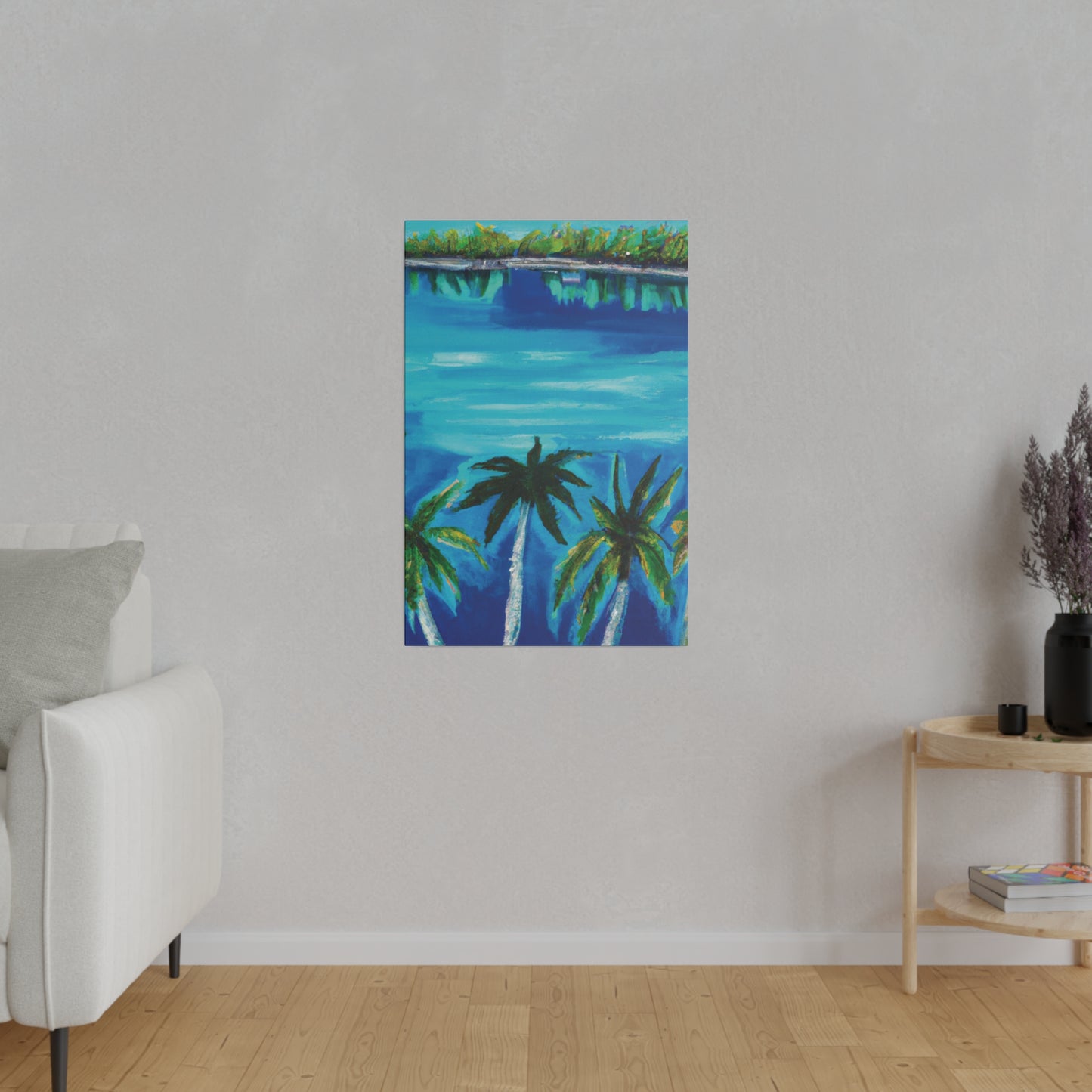 6741K - Bahamas Ocean Painting Print | Bahamas | Ocean | Beach | Poster | Home Decor | Wall Art | Canvas