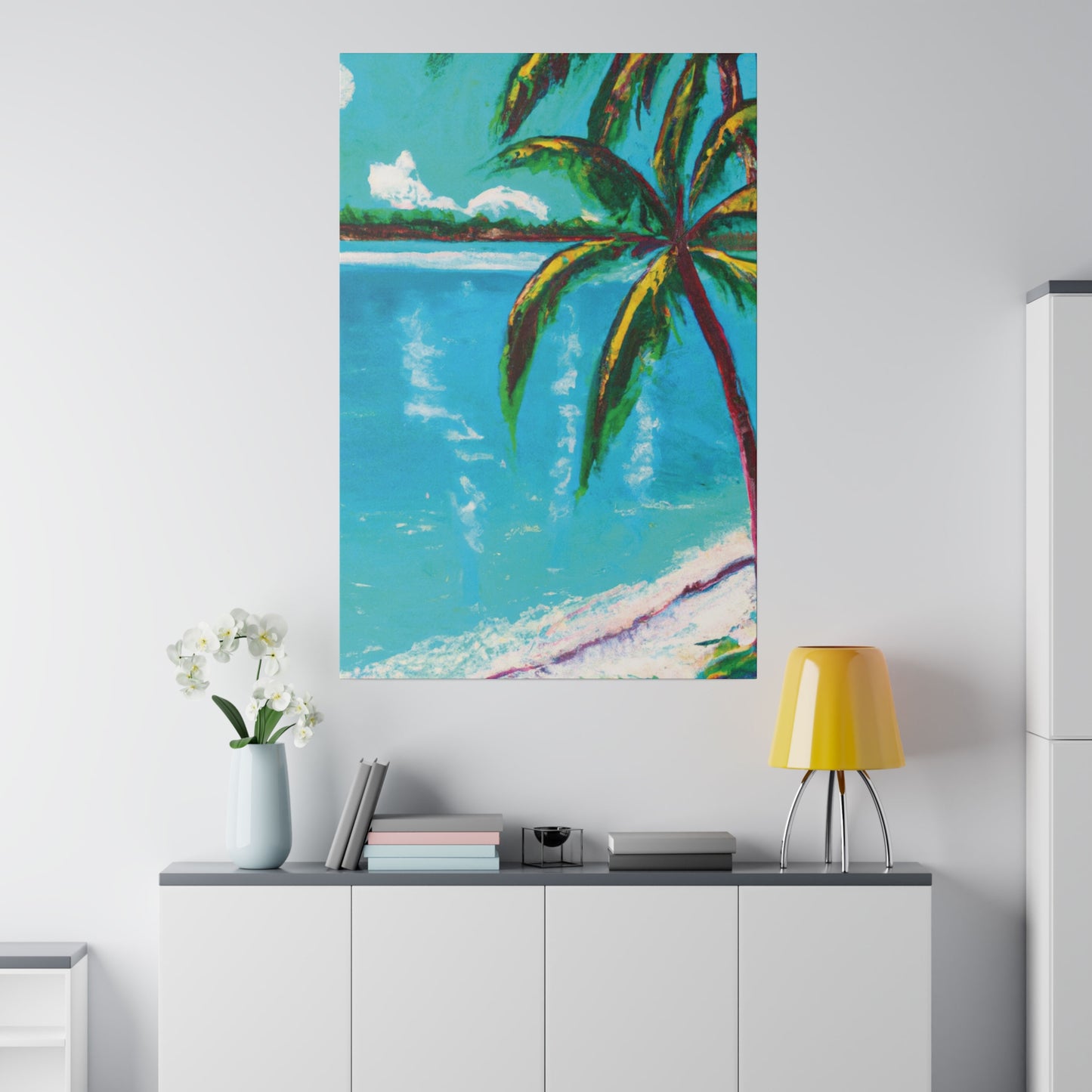 3917M - Bahamas Ocean Painting Print | Bahamas | Ocean | Beach | Poster | Home Decor | Wall Art | Canvas