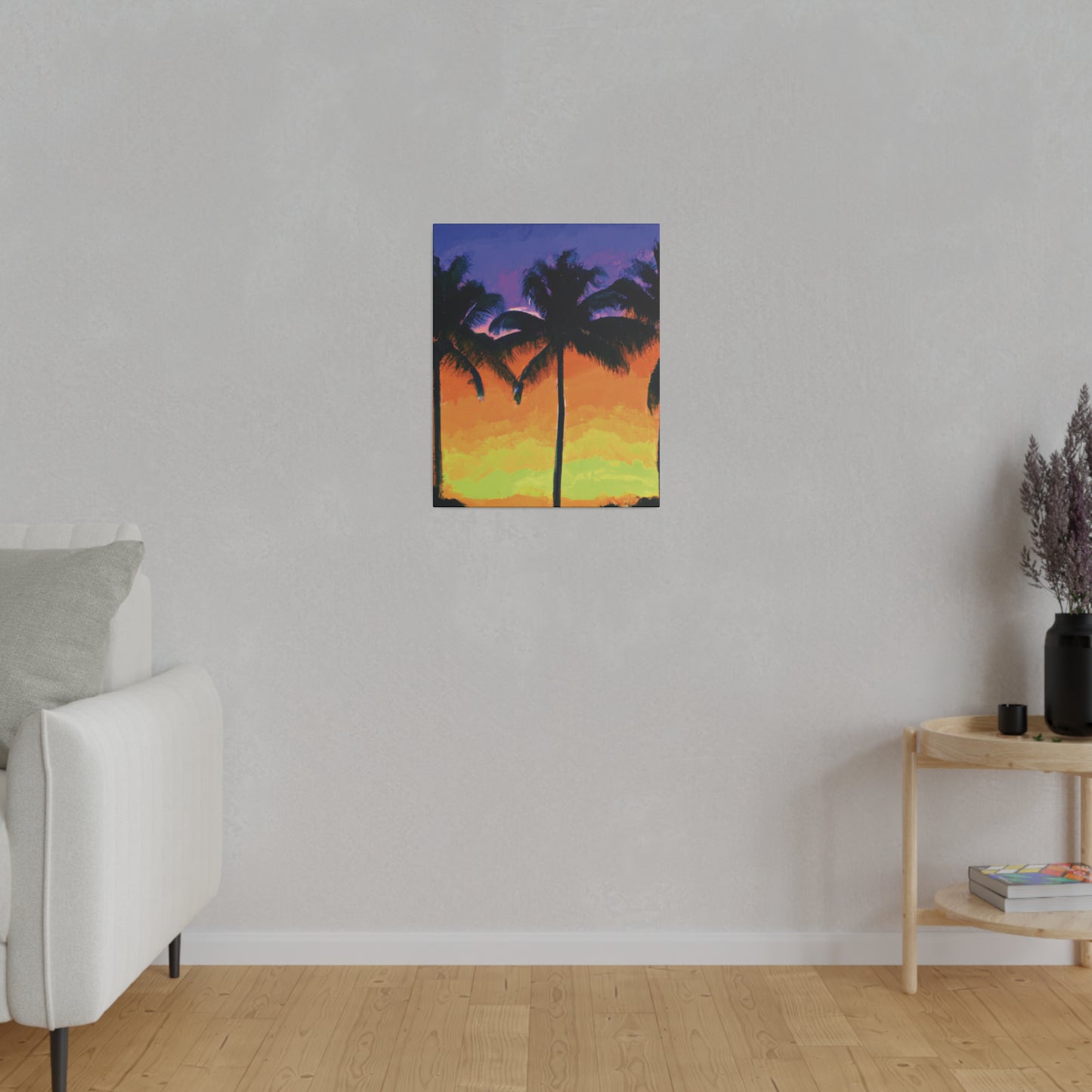 6354V - Miami Beach Sunset Painting Print | Miami | Beach | Sunset | Poster | Home Decor | Wall Art | Canvas